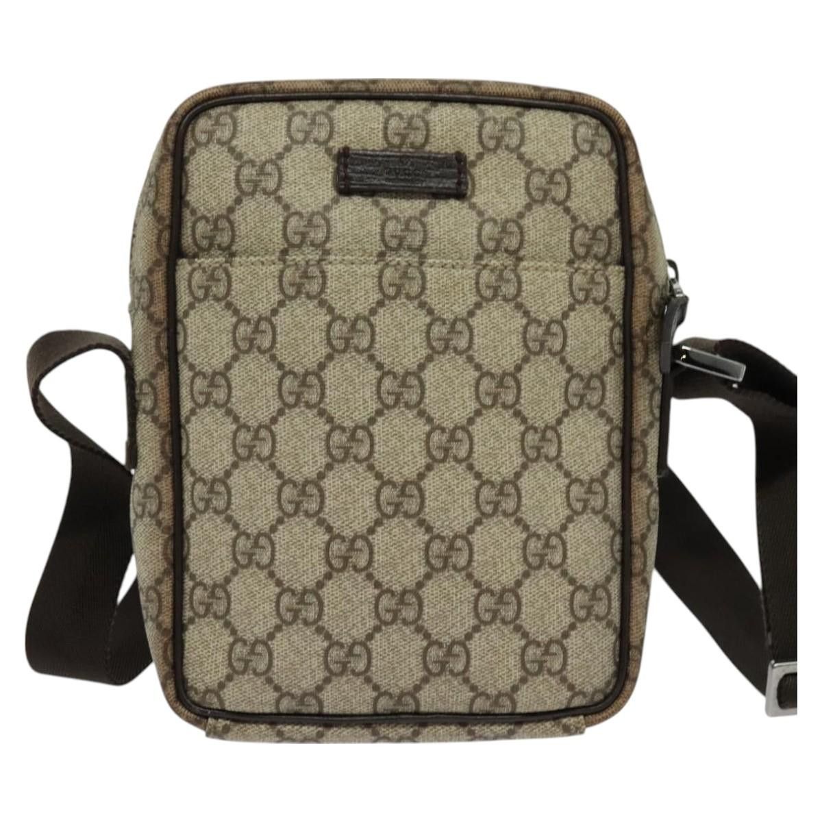 Gucci GUCCI GG Supreme Shoulder Bag Pvc Beige Silver Size ONE SIZE - 2 Thumbnail