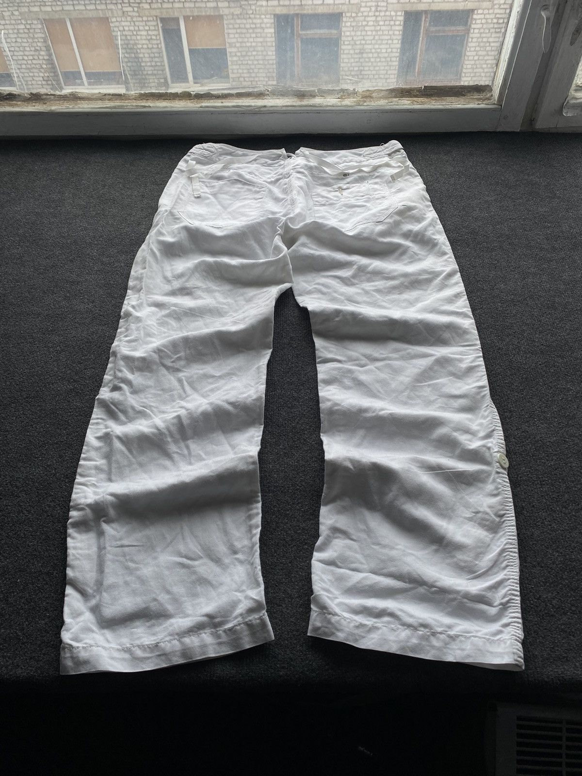 G-Star 🔥Opium Punk G Star White Relaxed women pants y2k loose 31 sz Size 32" / US 10 / IT 46 - 2 Thumbnail