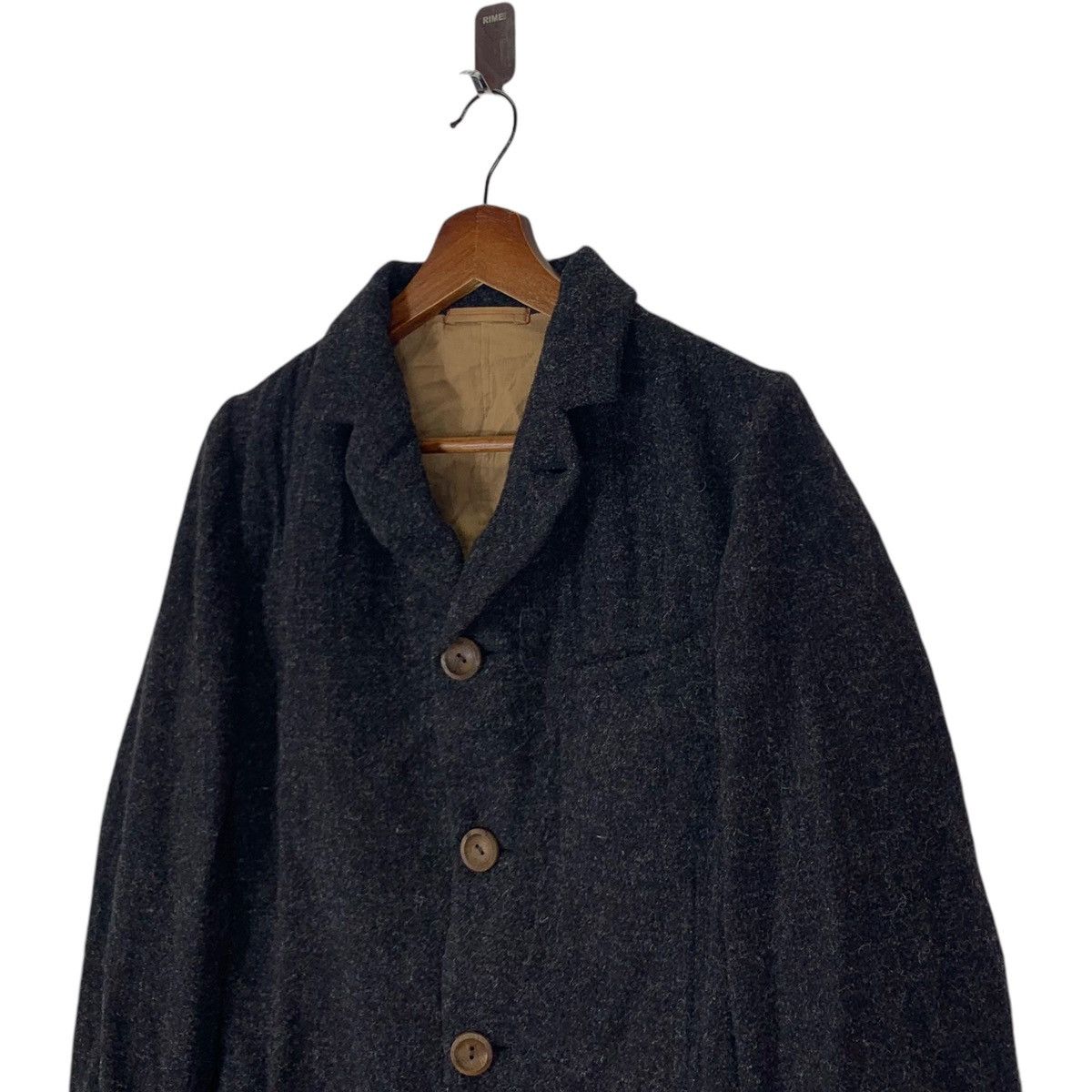 45rpm VINTAGE 45RPM JAPANESE BRAND WOOD BUTTON WOOL COAT Size US S / EU 44-46 / 1 - 4 Thumbnail