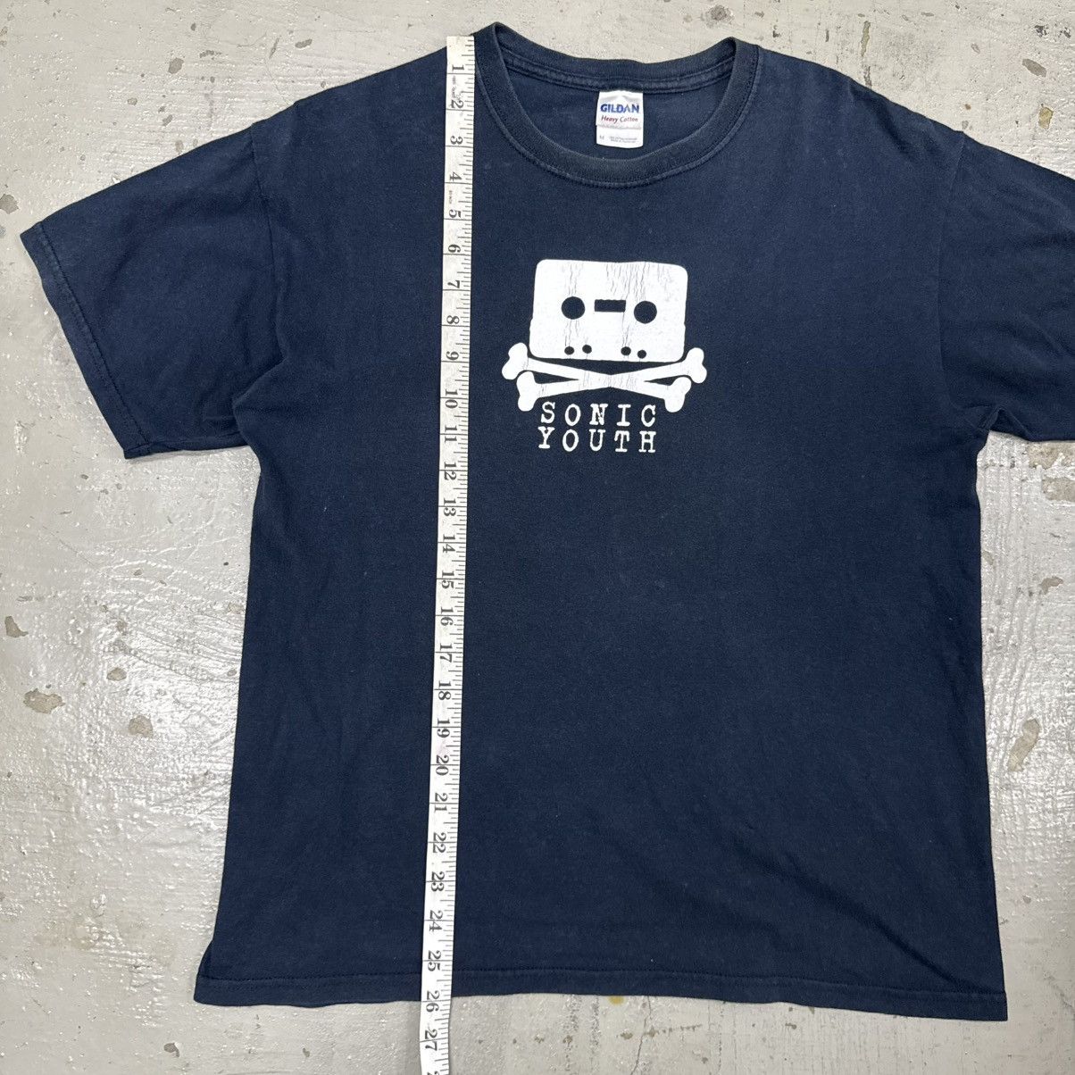 Band Tees Vintage 00’s Sonic Youth Cassette Skull T-Shirt Size US M / EU 48-50 / 2 - 7 Thumbnail