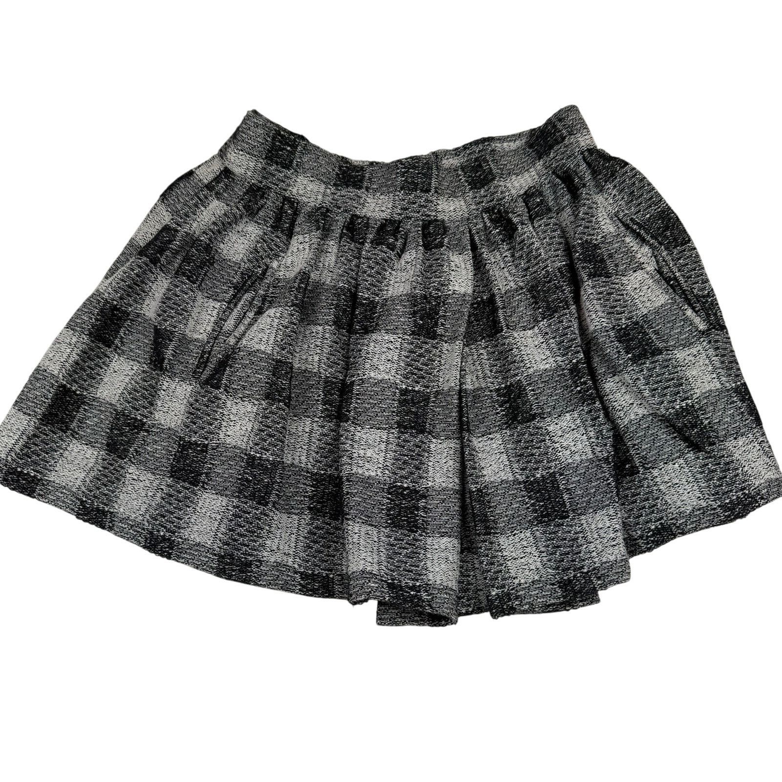 Free People Free People Holly Go Lightly Mini Skirt - Black Ivory, S Size 26" / US 2 / IT 38 - 1 Thumbnail