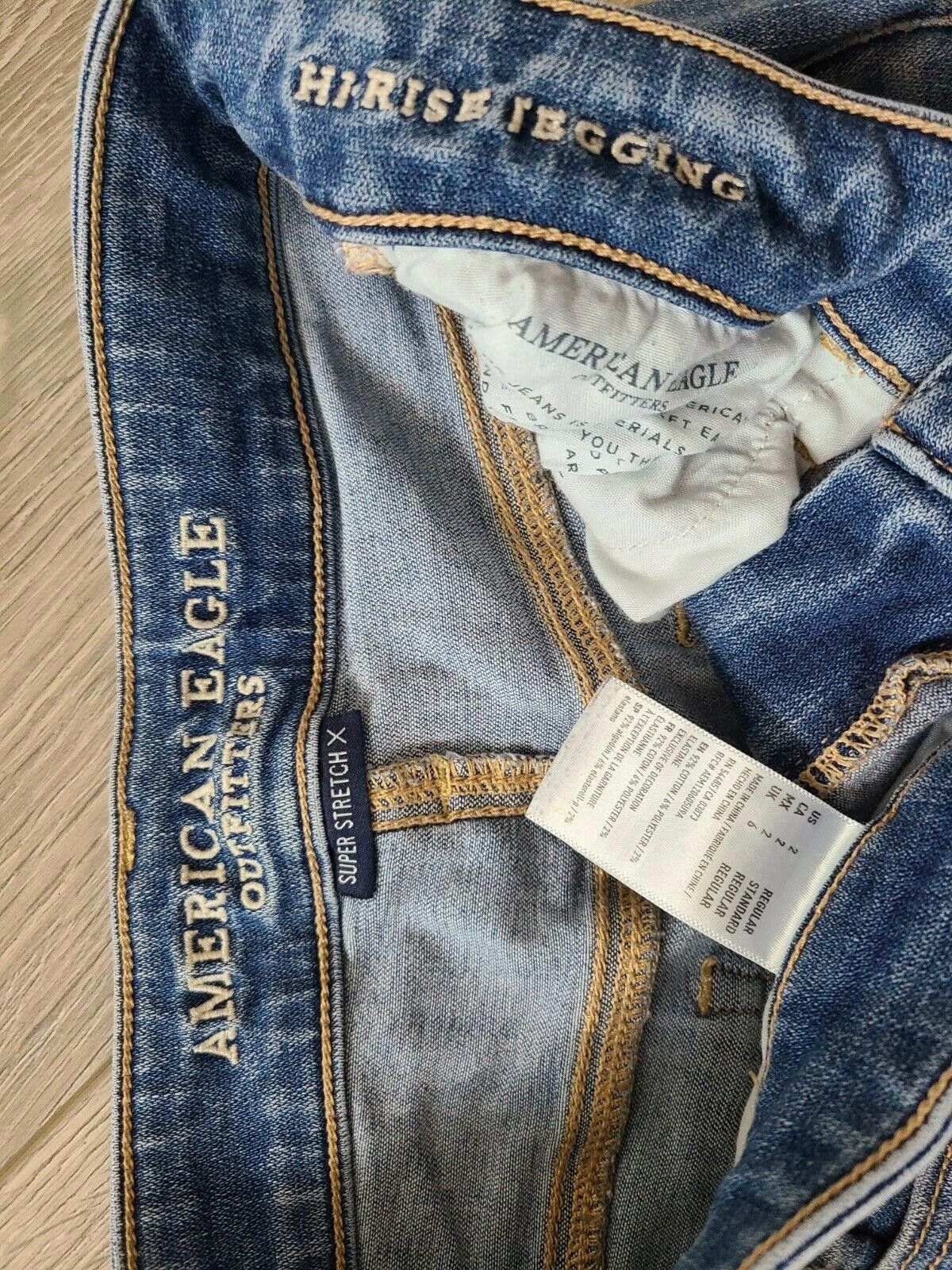 Designer American Eagle Cut Off Shorts Size 2 High Rise Jegging Size 26" / US 2 / IT 38 - 3 Thumbnail