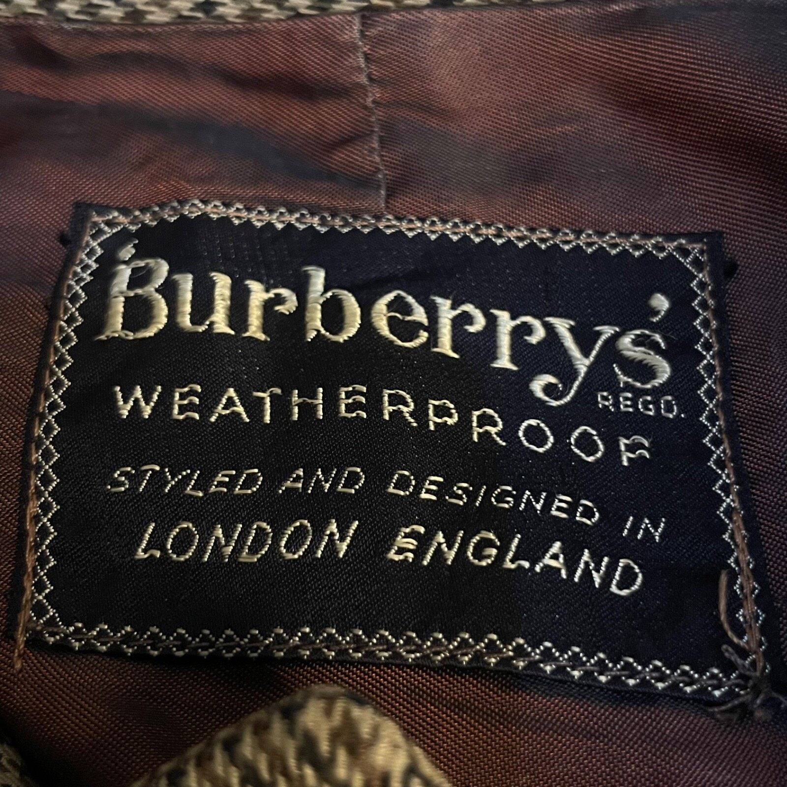 Burberry burberry Prince of Wales tweed Trench Coat VIRGIN Wool Size US L / EU 52-54 / 3 - 10 Thumbnail