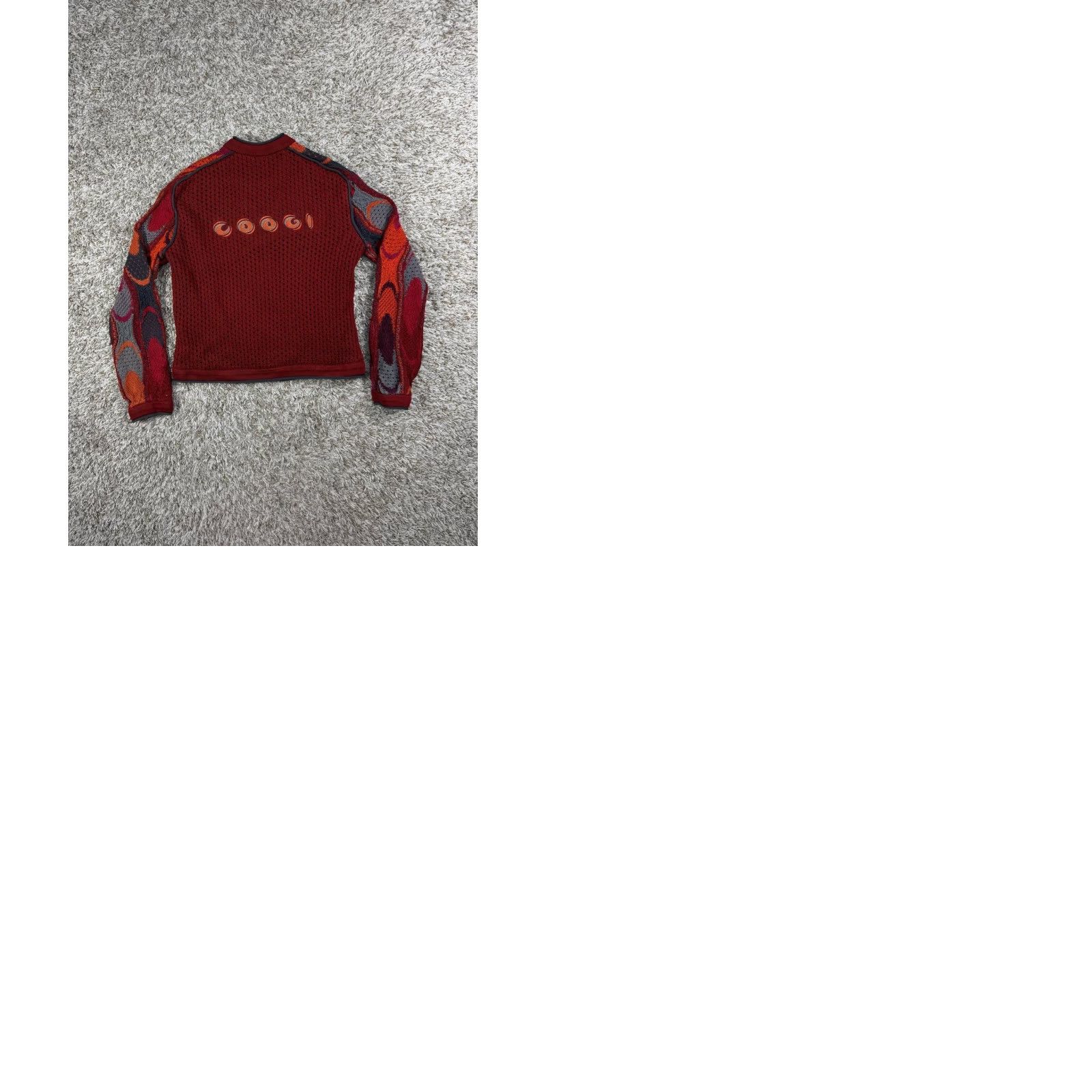 Coogi VINTAGE COOGI Sweater Full Zip Knit Women's Medium Red 3D RARE Size M / US 6-8 / IT 42-44 - 11 Thumbnail