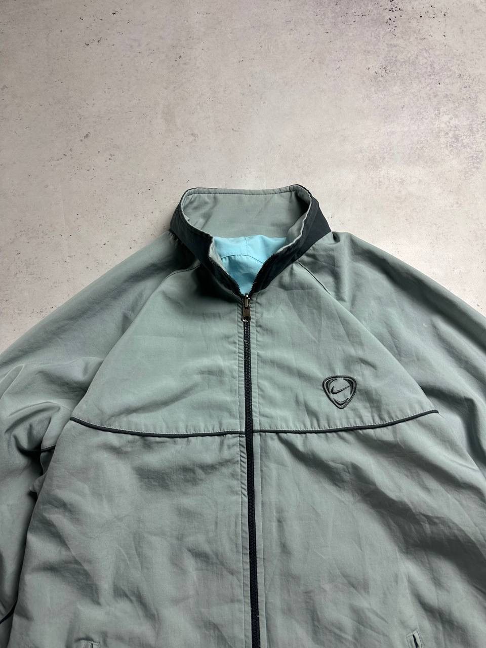 Nike Vintage Nike Swoosh Boxy Olympic Jacket Y2K L Size US L / EU 52-54 / 3 - 3 Thumbnail
