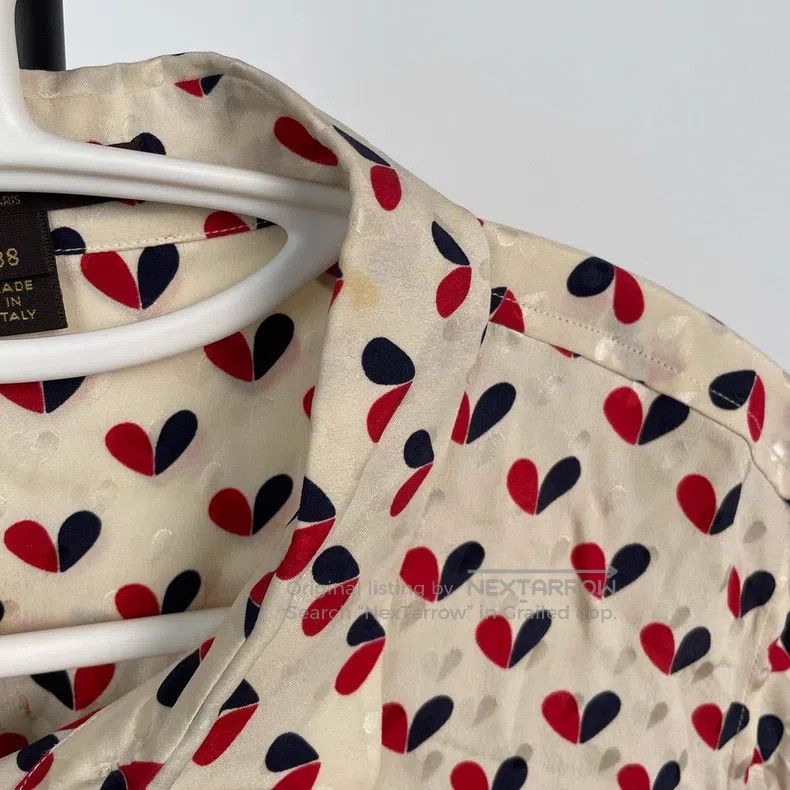 Louis Vuitton Louis Vuitton Silk Shirt Size XS / US 0-2 / IT 36-38 - 5 Thumbnail