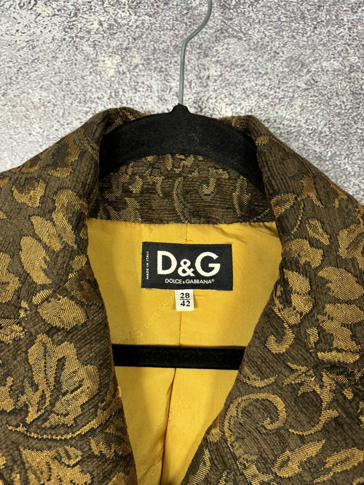 Dolce & Gabbana × Vintage Vintage Dolce Gabbana Retro Paisley Print Woman Coat 28/42sz Size M / US 6-8 / IT 42-44 - 10 Thumbnail