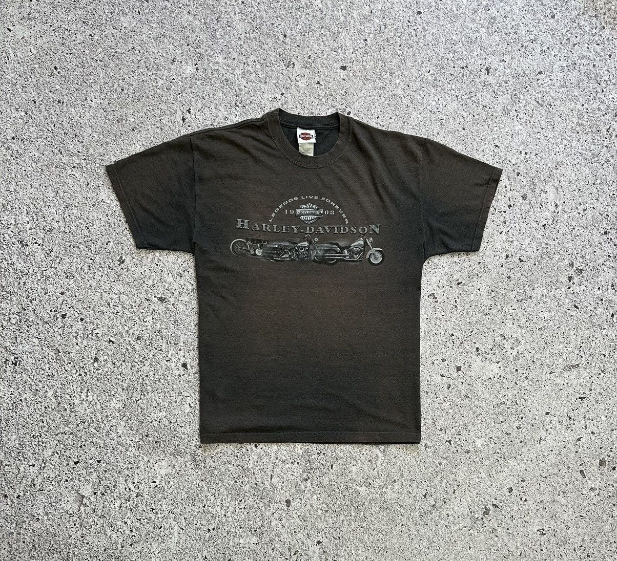 Band Tees × Harley Davidson × Vintage Vintage House Of Harley Davidson Milwaukee USA 2005 Tee Size US L / EU 52-54 / 3 - 6 Thumbnail
