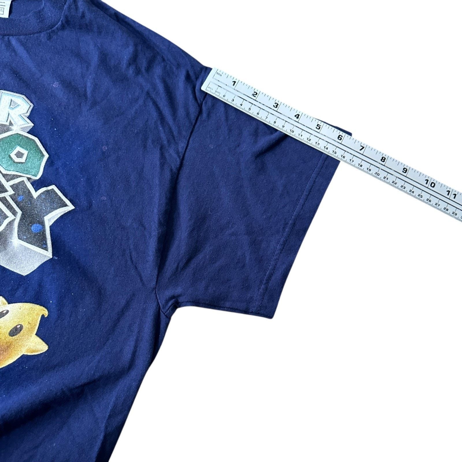 Delta VTG Super Mario Galaxy T-Shirt Men L Blue Graphic 2007 READ Size US L / EU 52-54 / 3 - 9 Thumbnail