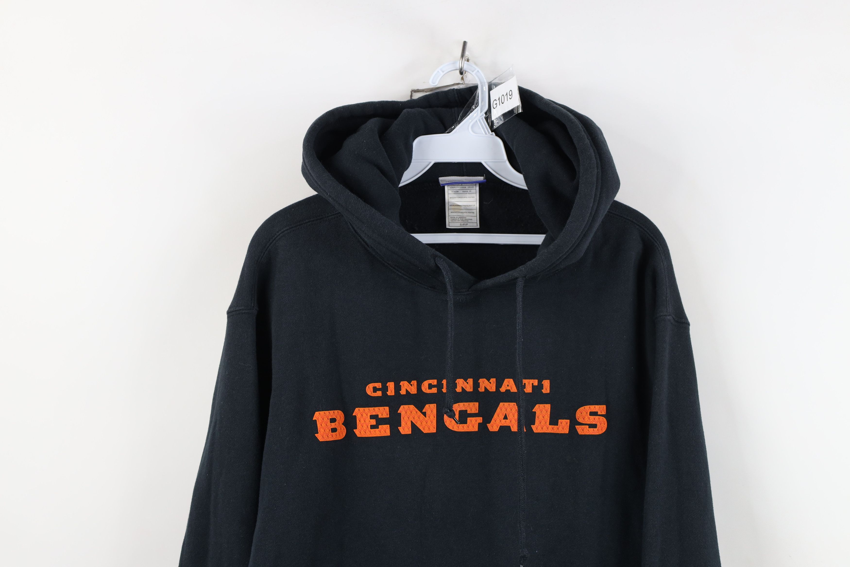 Reebok Vintage Reebok Spell Out Cincinnati Bengals Football Hoodie Size US S / EU 44-46 / 1 - 2 Thumbnail