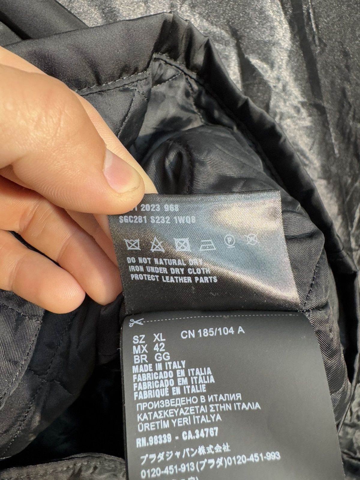 Prada PRADA RE-NYLON WORKER JACKET Size US XL / EU 56 / 4 - 6 Thumbnail