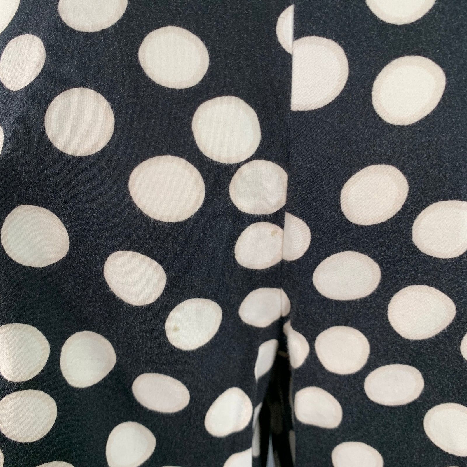 Other 8 Black White Cotton Polka Dot Tapered Zip Fly Casual Pants Size 30" / US 8 / IT 44 - 3 Thumbnail