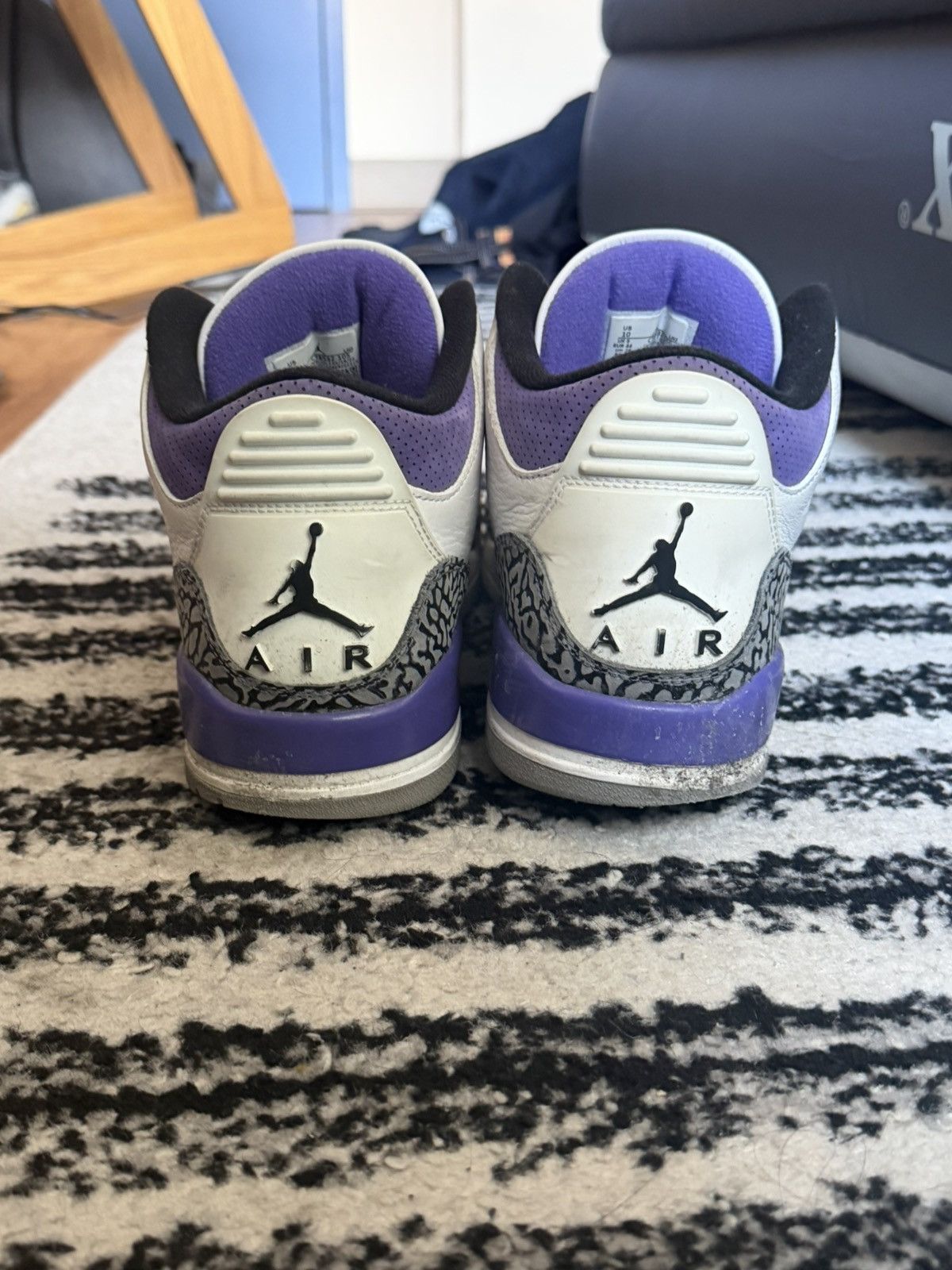 Jordan Brand Jordan 3 Iris purple Size US 10 / EU 43 - 4 Thumbnail