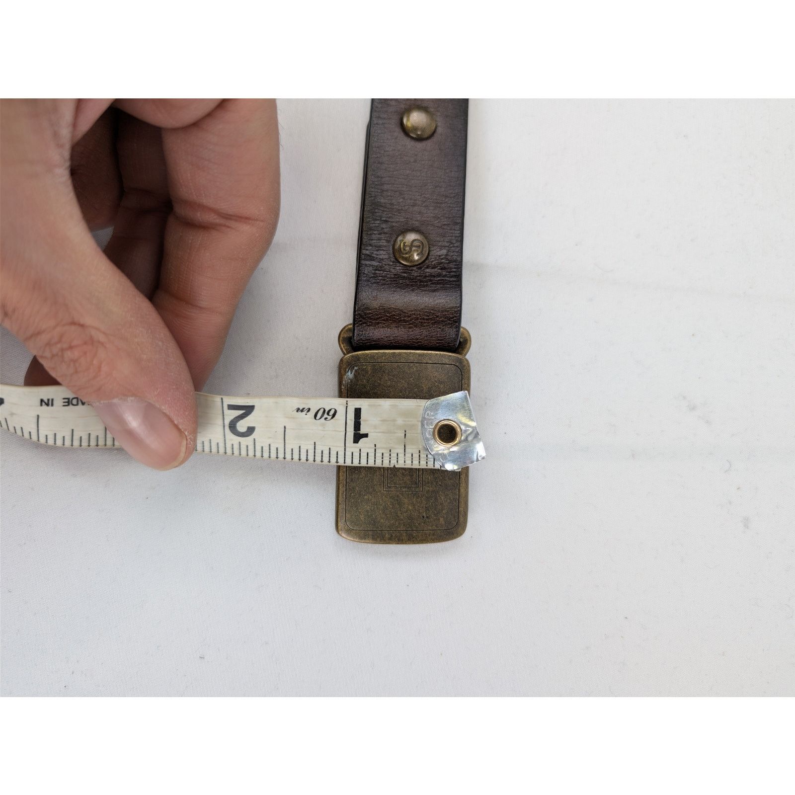 Todd Snyder o1rshd1 CC20 Size: 34 / Vintage Leather Belt in Dark Brown Size 34 - 9 Thumbnail