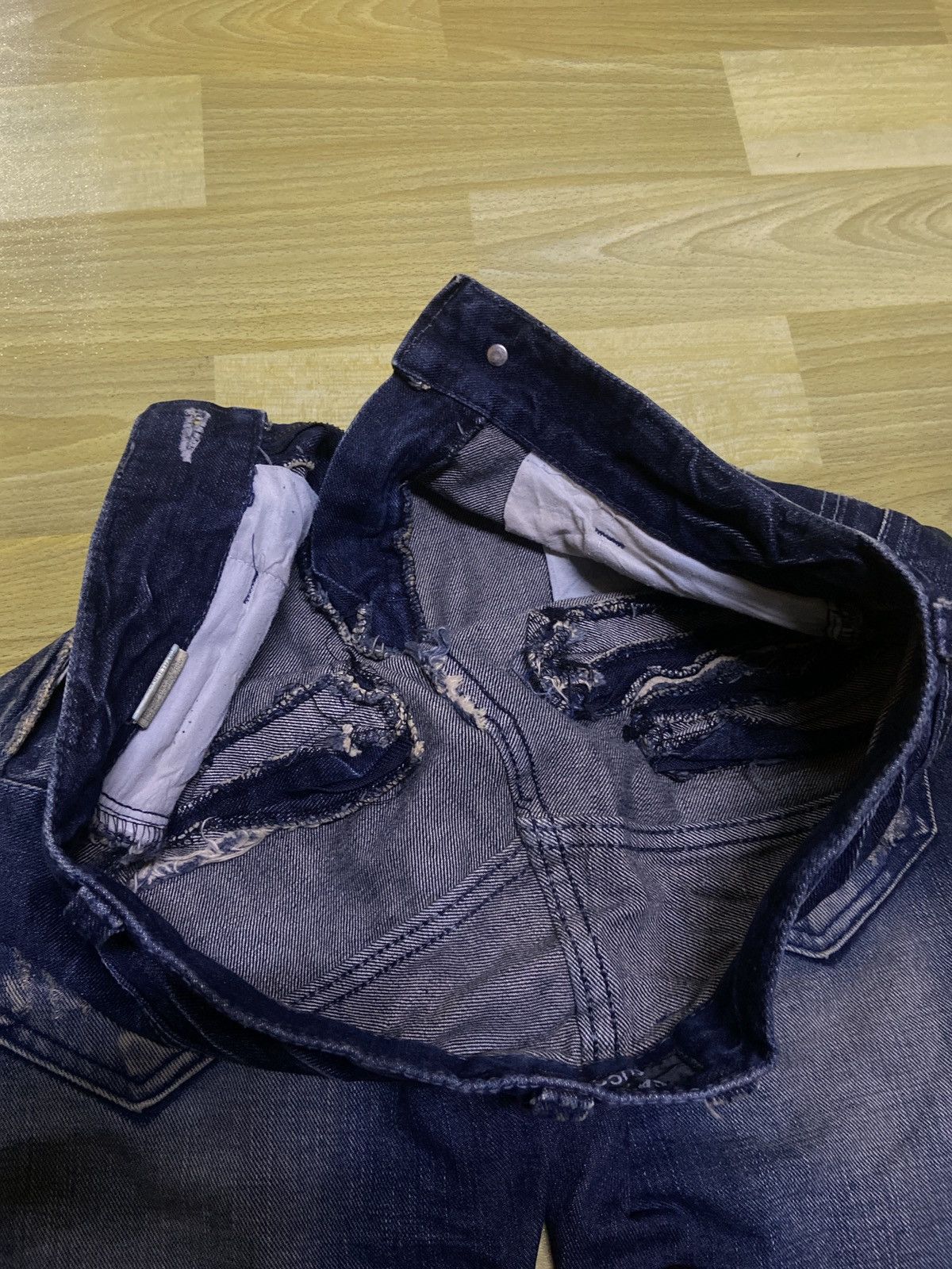 Issey Miyake Distressed CABANE DE ZUCCA DENIM REGULAR FITS Size US 31 - 2 Thumbnail