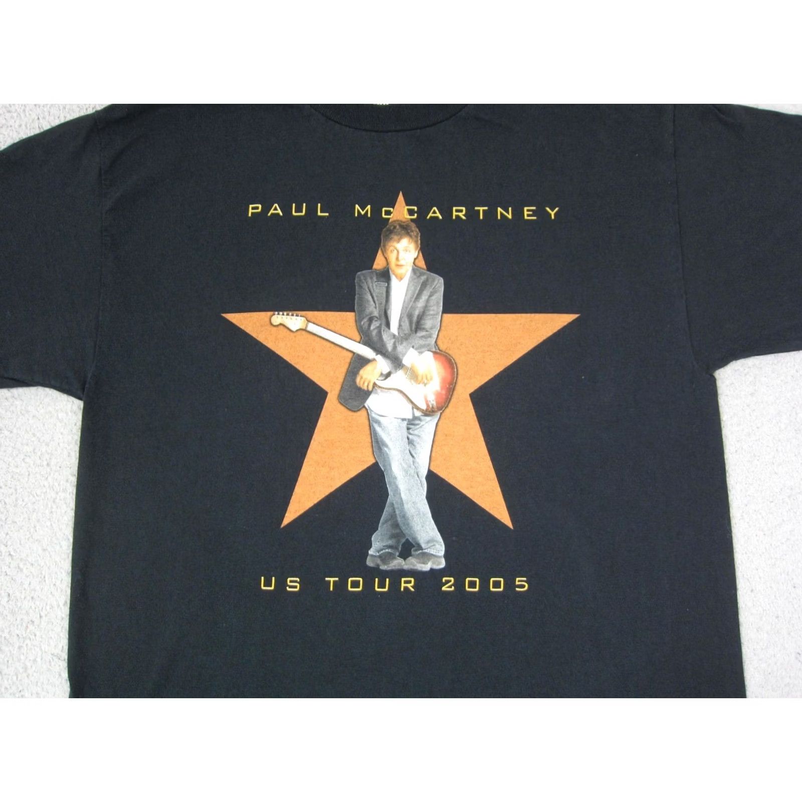 Vintage VINTAGE Paul McCartney Shirt Mens Large Black USA Tour 2005 Concert Beatles Band Size US L / EU 52-54 / 3 - 2 Thumbnail