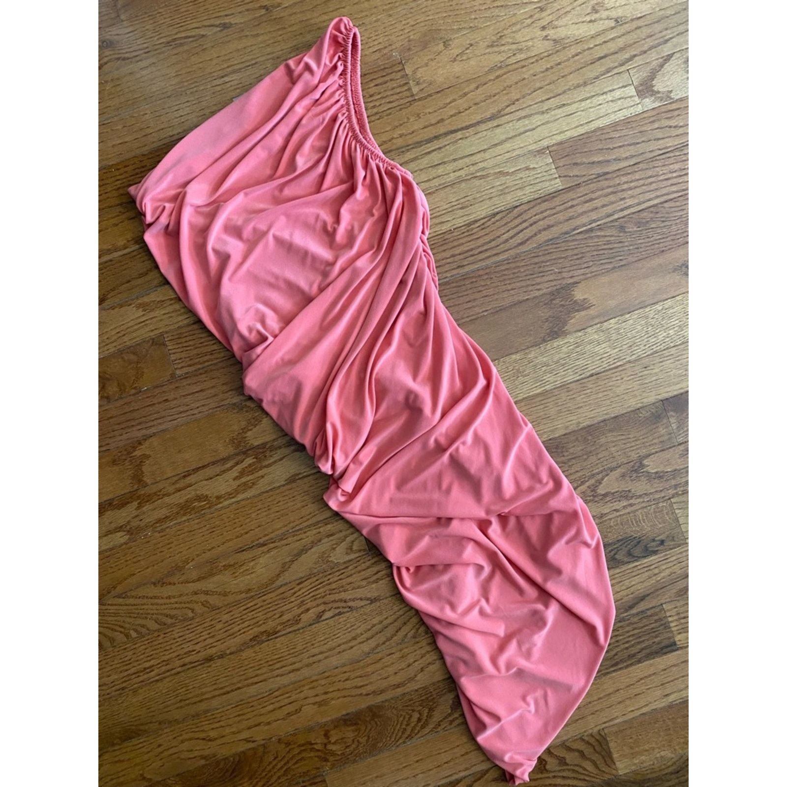 Norma Kamali Norma Kamali $215 Diana Ruched Dress Papaya XS 34 (sz 2) Size XS / US 0-2 / IT 36-38 - 2 Thumbnail