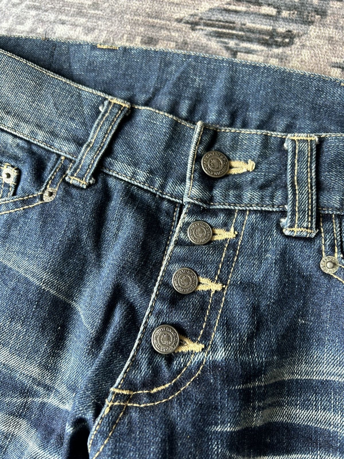 Tornado Mart SUPER FLARED Tornado Mart Washed Jeans Size US 32 / EU 48 - 12 Thumbnail