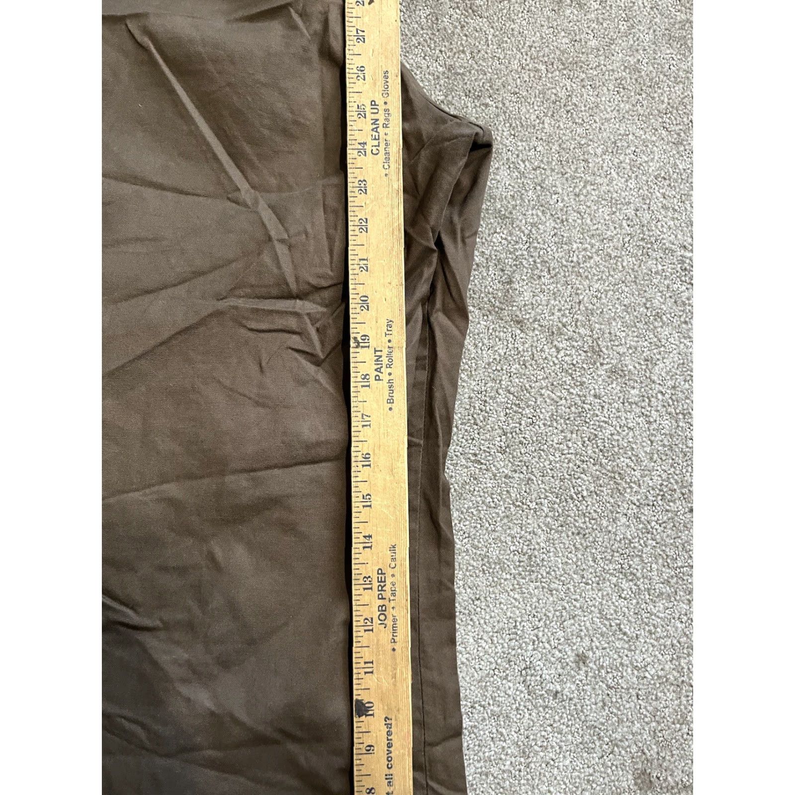 Gap GAP Women's Pants Flat Front Chino 12 Regular Brown Size 34" / US 12 / IT 48 - 6 Thumbnail