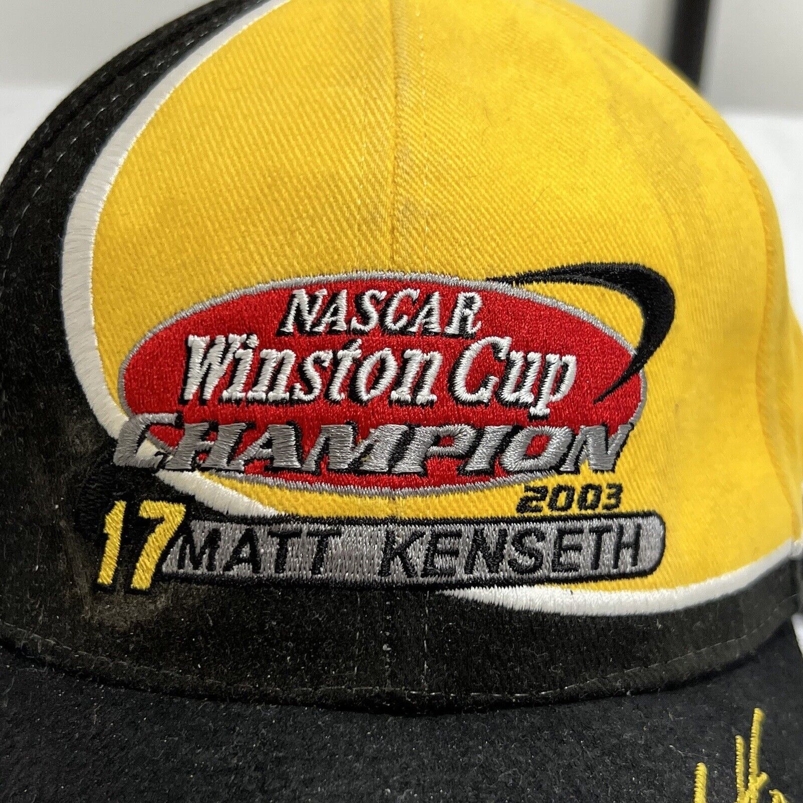 NASCAR Vintage 2003 NASCAR Winston Cup Champion Matt Kenseth Hat Size ONE SIZE - 3 Thumbnail