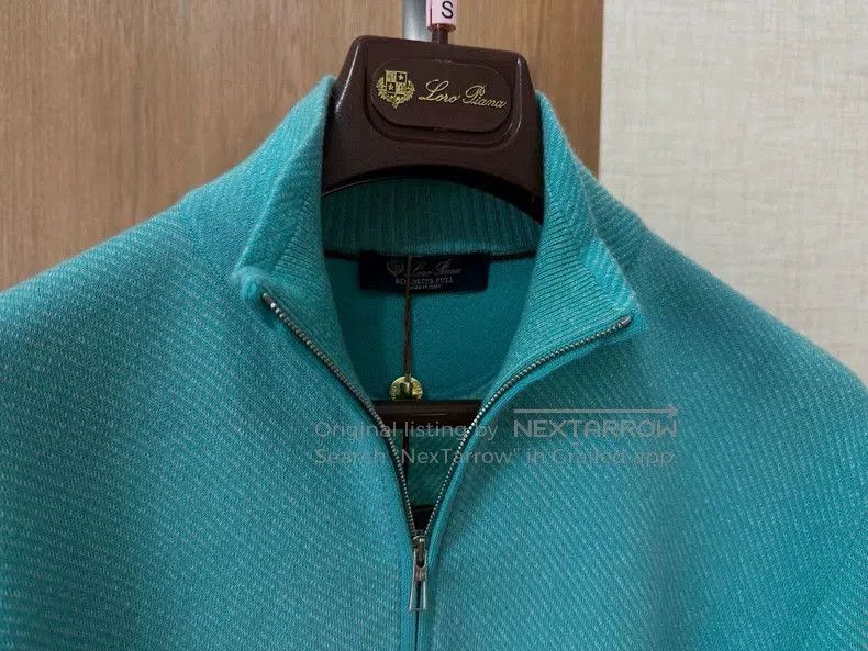 Loro Piana Loro Piana Men's Zip Cashmere Sweater. Size US M / EU 48-50 / 2 - 3 Thumbnail