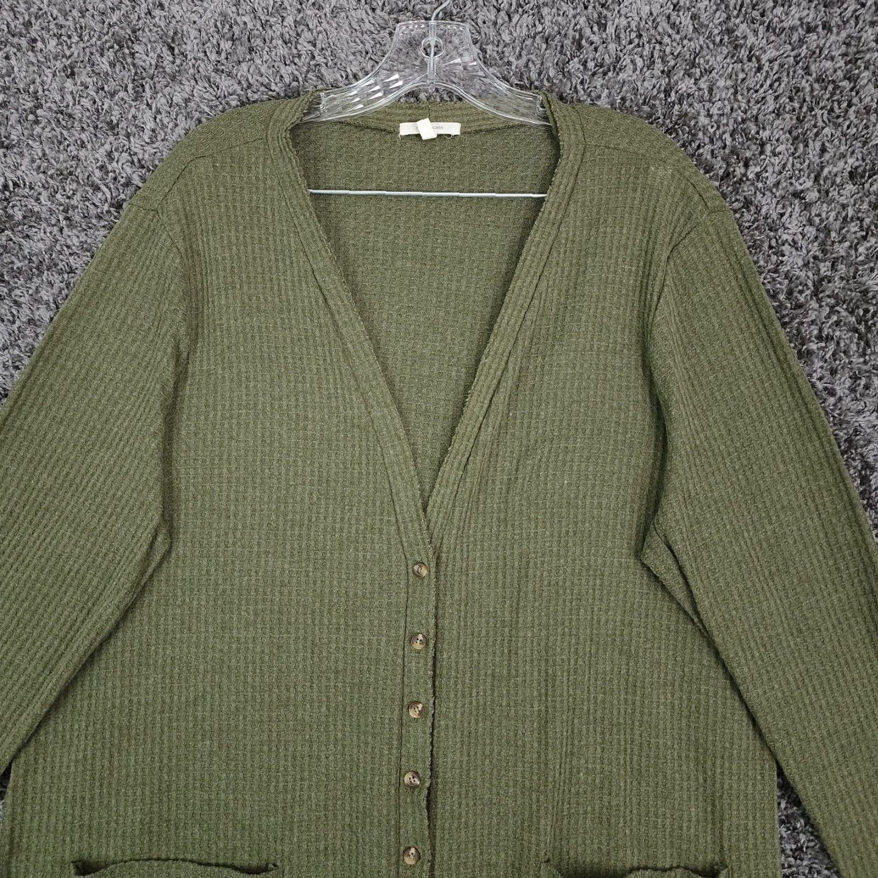 Vintage VINTAGE Maurices Plus Green Long Sleeve Cardigan Sweater Size 1X Womens Size XL / US 12-14 / IT 48-50 - 3 Thumbnail