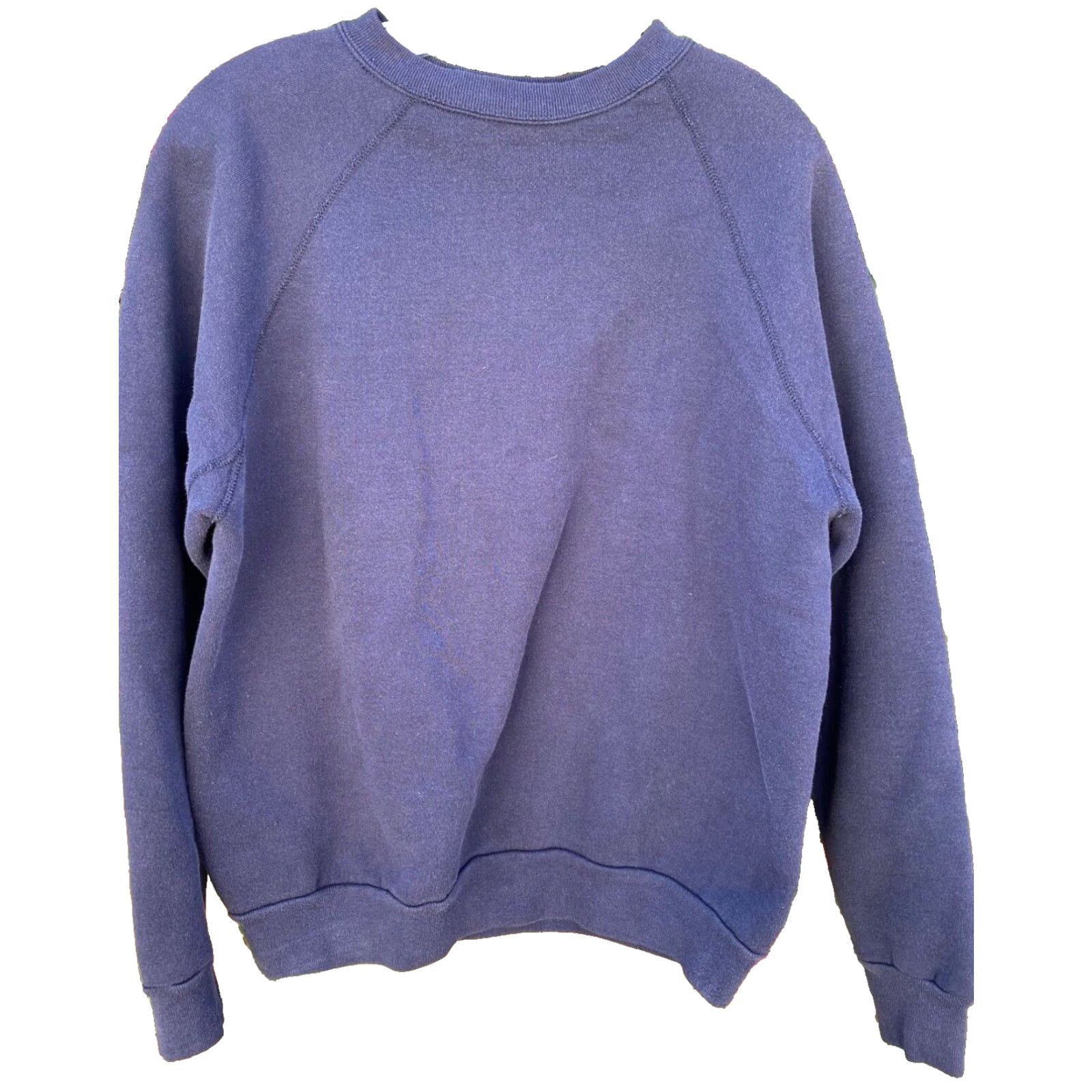 Vintage VINTAGE Discus Athletic Sweatshirt Raglan Pullover Blue XL Mens Underarm Gusset Cotton Blend Size US XL / EU 56 / 4 - 6 Thumbnail