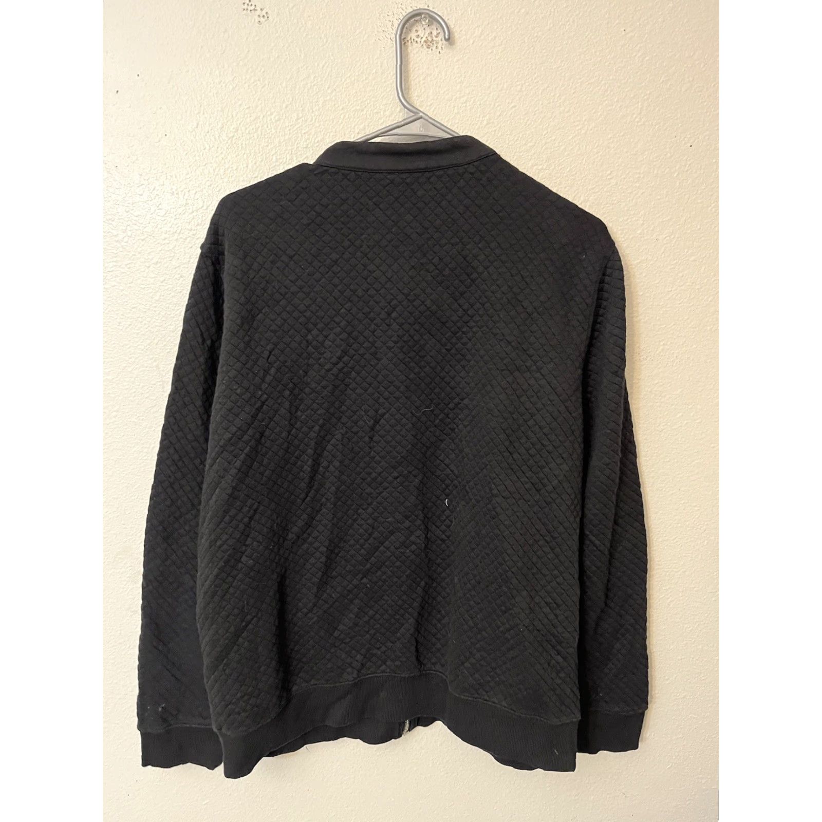 H&M H&M Quilted Cardigan Black Full Zip Up Jacket Size Large Women’s Size L / US 10 / IT 46 - 3 Thumbnail