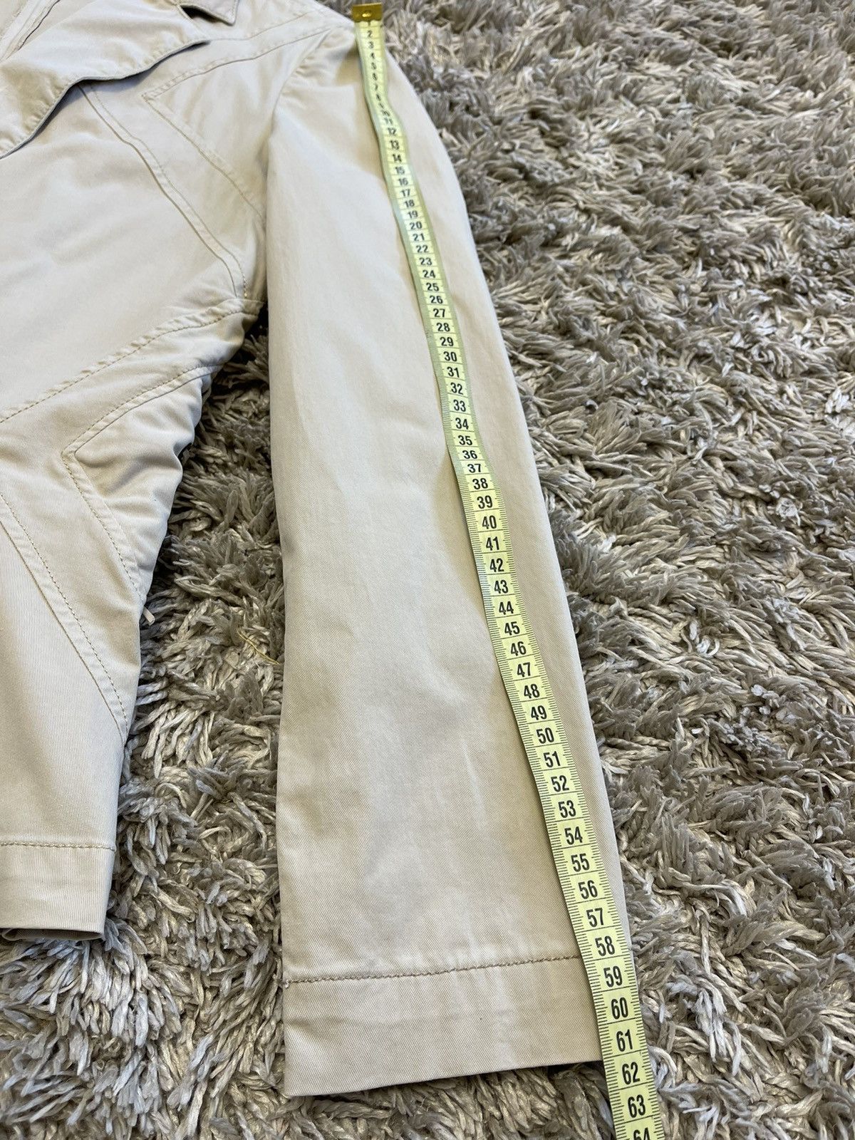 Roberto Cavalli Roberto Just CAVALLI Blazer Beige Cotton 1 Button Jacket Size M / US 6-8 / IT 42-44 - 17 Thumbnail