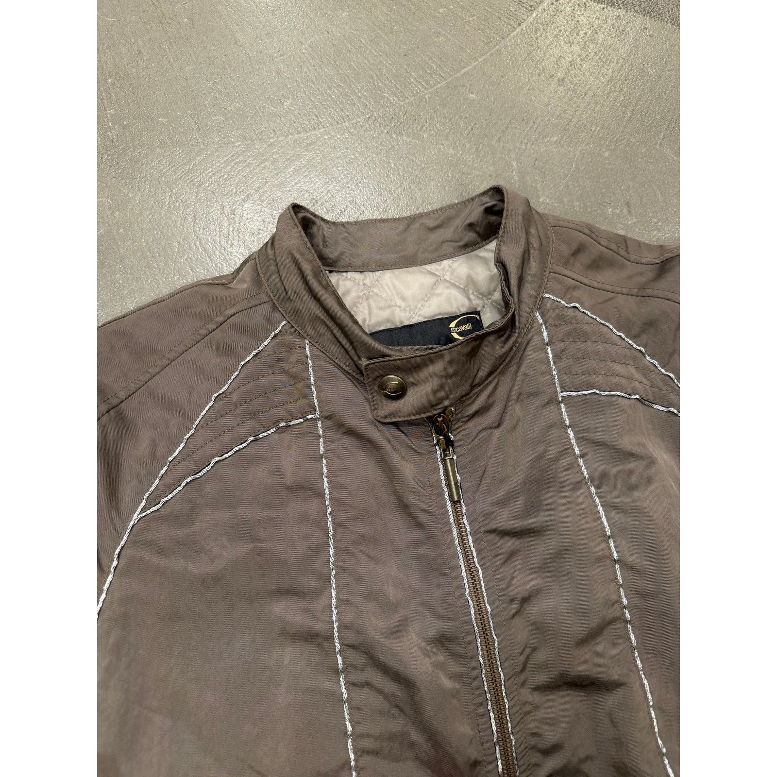 Roberto Cavalli 2007 Cavalli paneled bomber jacket Size US XL / EU 56 / 4 - 9 Thumbnail