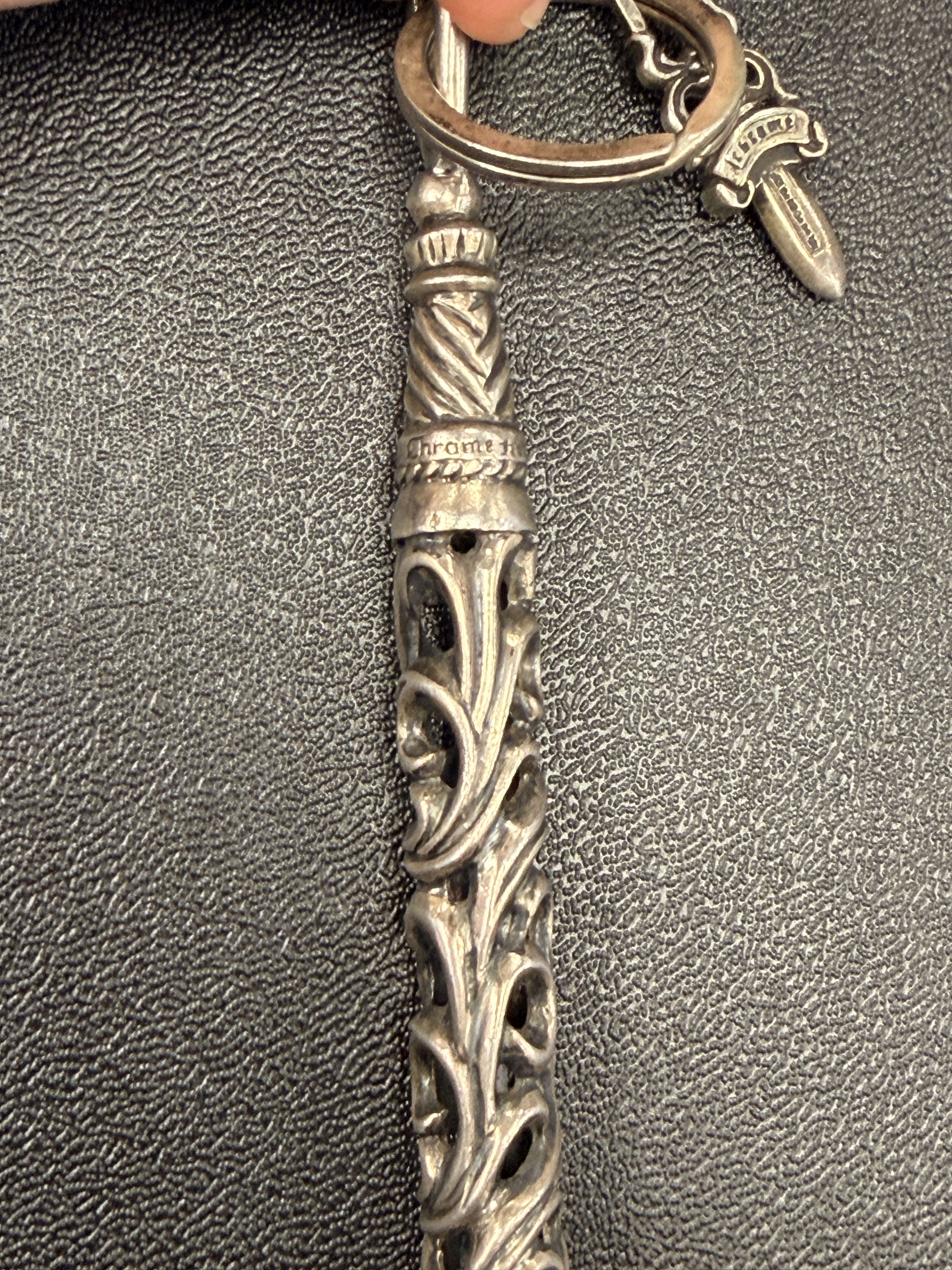 Chrome Hearts Chrome Hearts Dagger Split Key Chain | Grailed