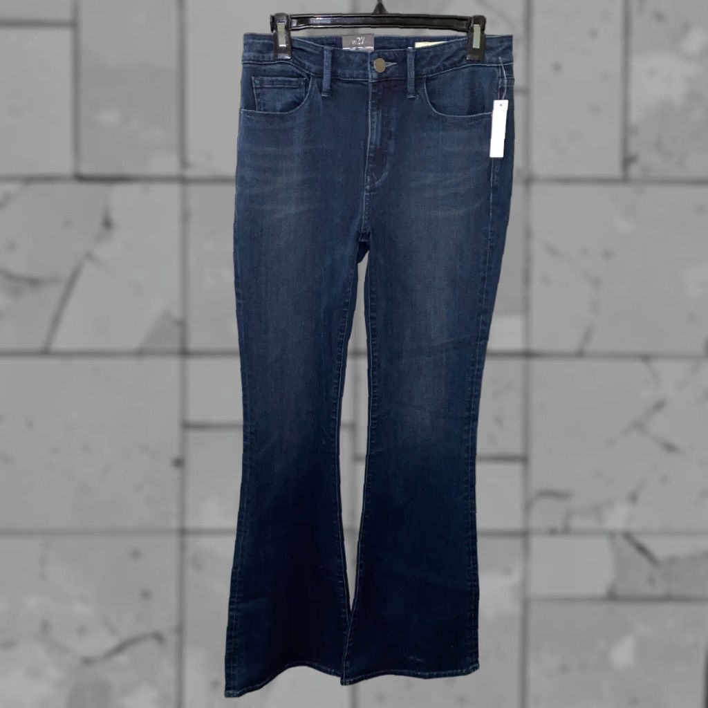 Treasure & Bond Treasure & Bond Mens High Rise Skinny Flare Jeans Black 27W Casual NEW Size US 27 - 1 Thumbnail
