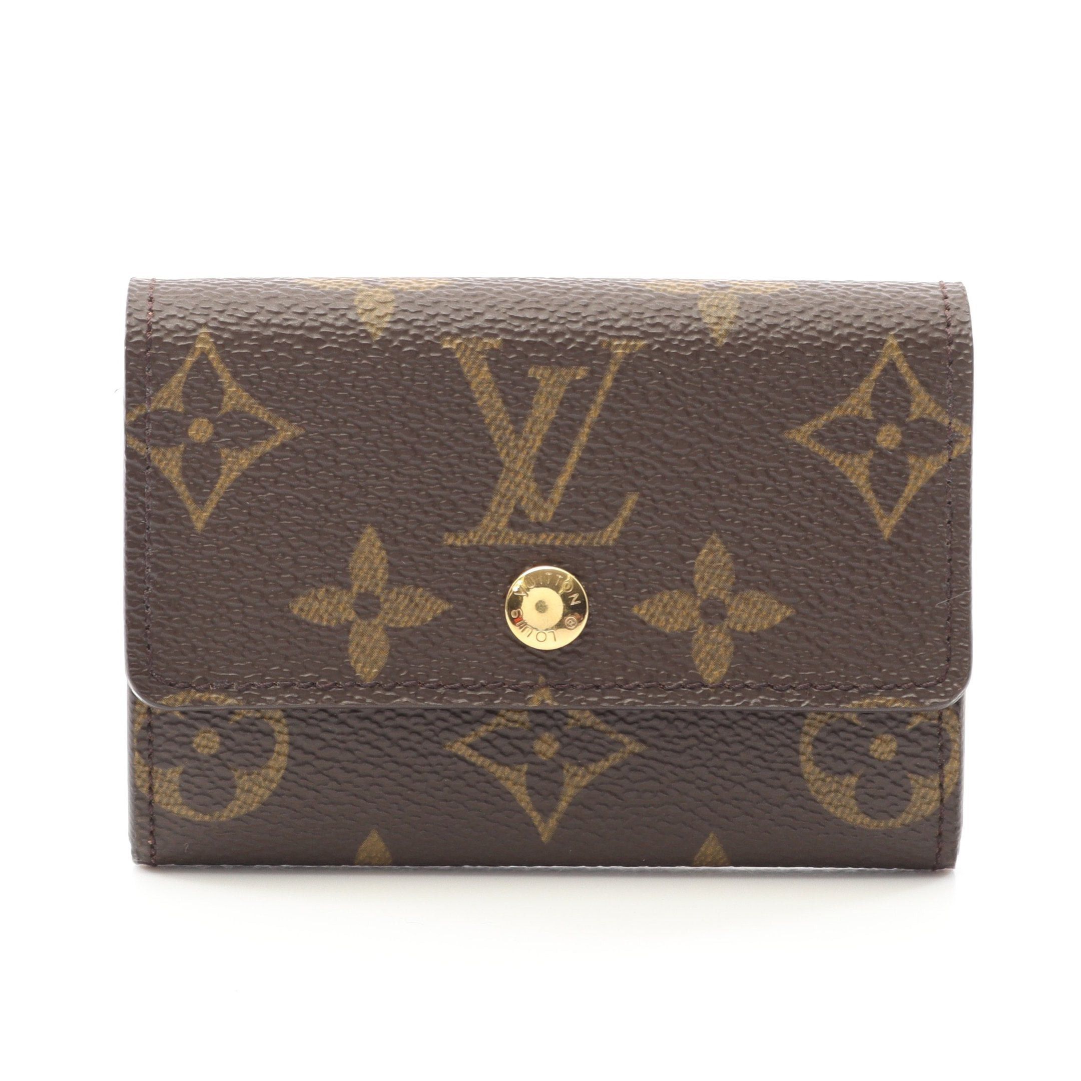 Louis Vuitton Louis Vuitton Porte-Monnaie Plastic Monogram Coin Purse Leather Brown Size ONE SIZE - 1 Thumbnail