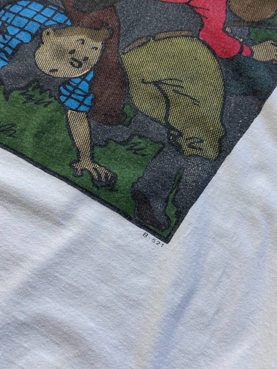 Band Tees × Cartoon Network × Vintage 90s Single Stich TinTin in America The Adventure T-Shirt Size US XL / EU 56 / 4 - 3 Thumbnail