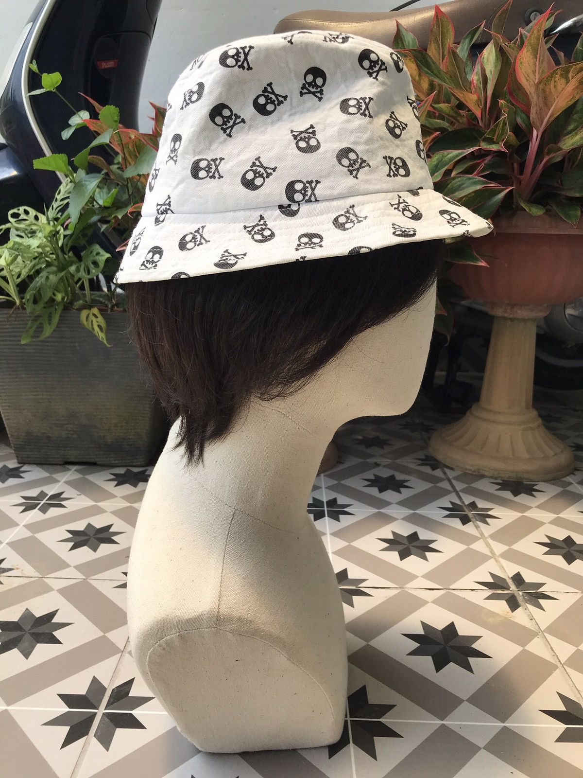 Japanese Brand × Vintage ( YOUTH ) SKULLS FEDORA BUCKETS HAT BY SAVEY Size ONE SIZE - 12 Thumbnail