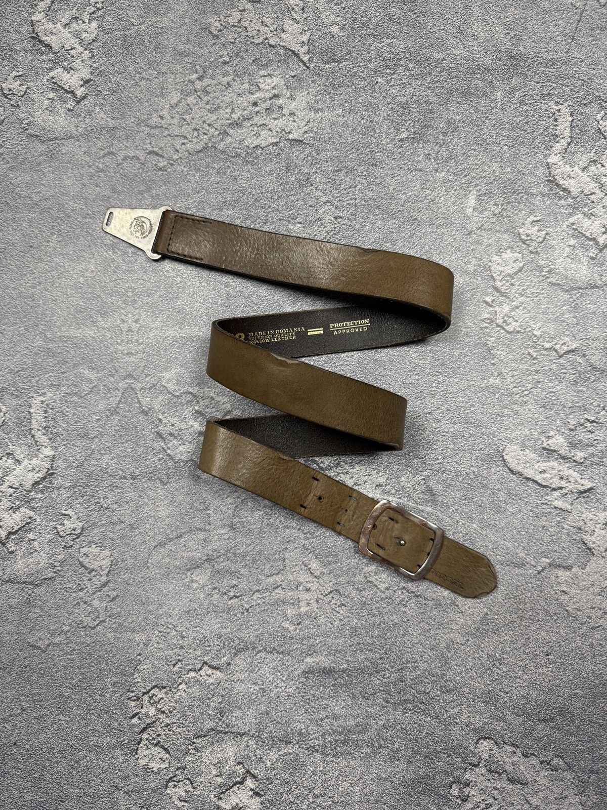 Diesel Y2K Diesel Belt Metal Logo Japanese Size ONE SIZE - 2 Thumbnail