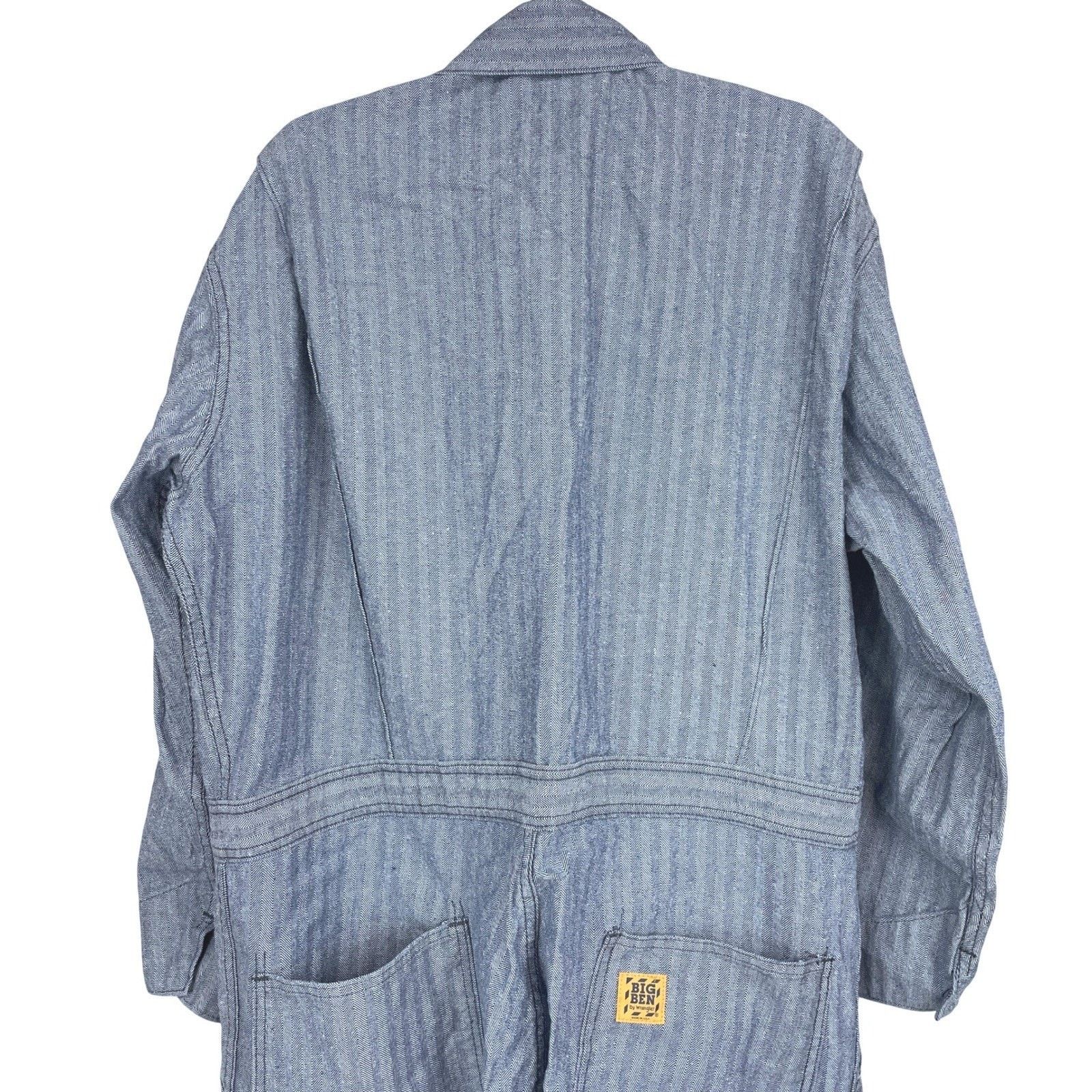 Vintage Mens BIG BEN Coveralls (48R) Herringbone Cotton Utility Size US 44 / EU 60 - 4 Thumbnail