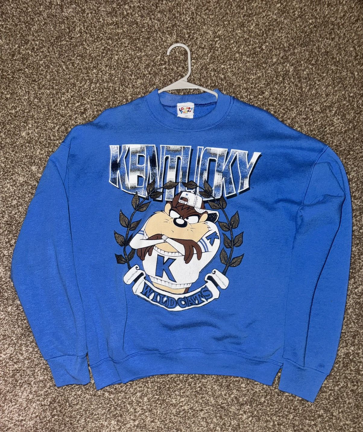 Vintage Vintage 1996 Kentucky Wildcats Taz Looney Tunes Crewneck Size US L / EU 52-54 / 3 - 2 Thumbnail