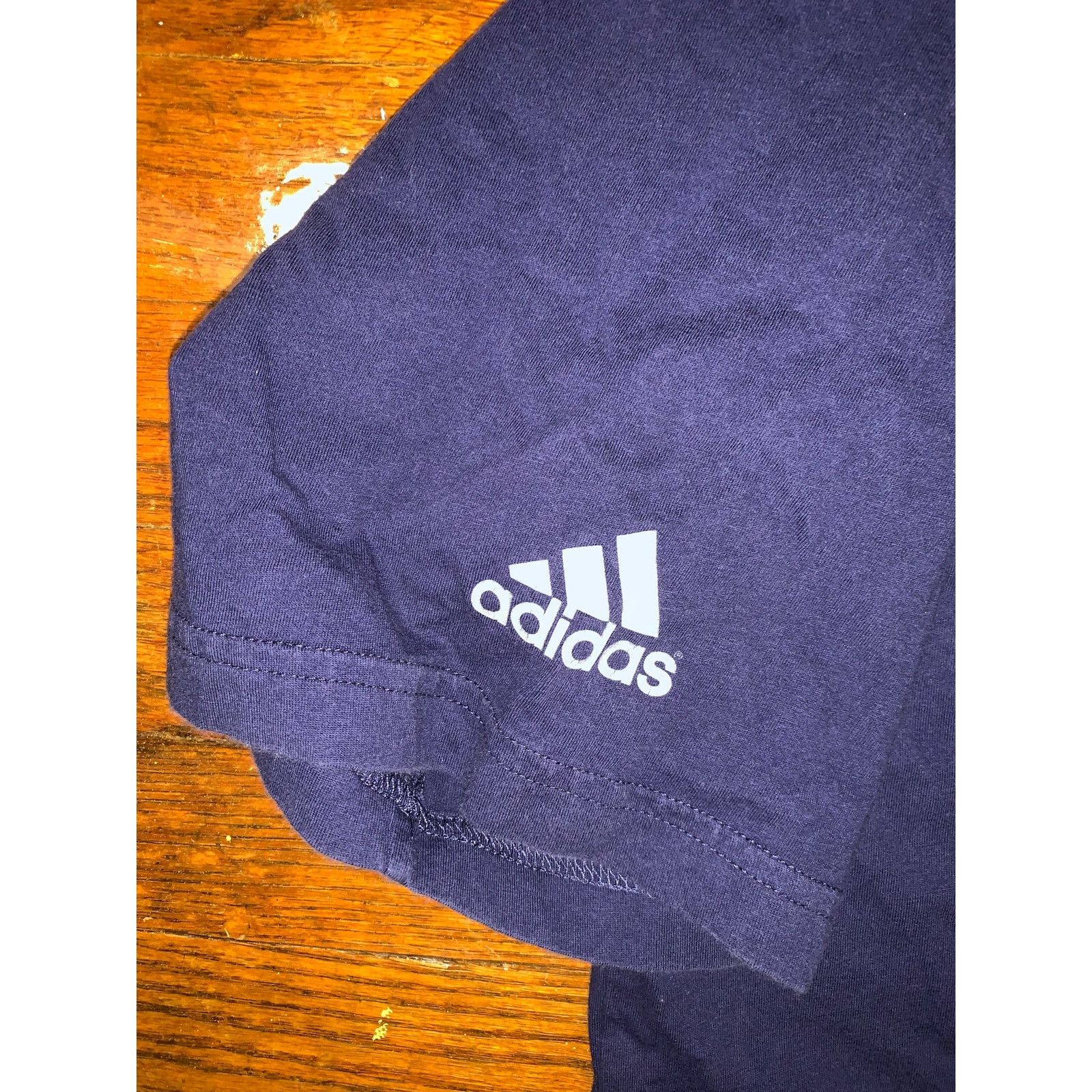 Adidas × Vintage UEFA Euro 2000 Adidas Tee Navy Blue Soccer Single Stitch L Size US L / EU 52-54 / 3 - 6 Thumbnail