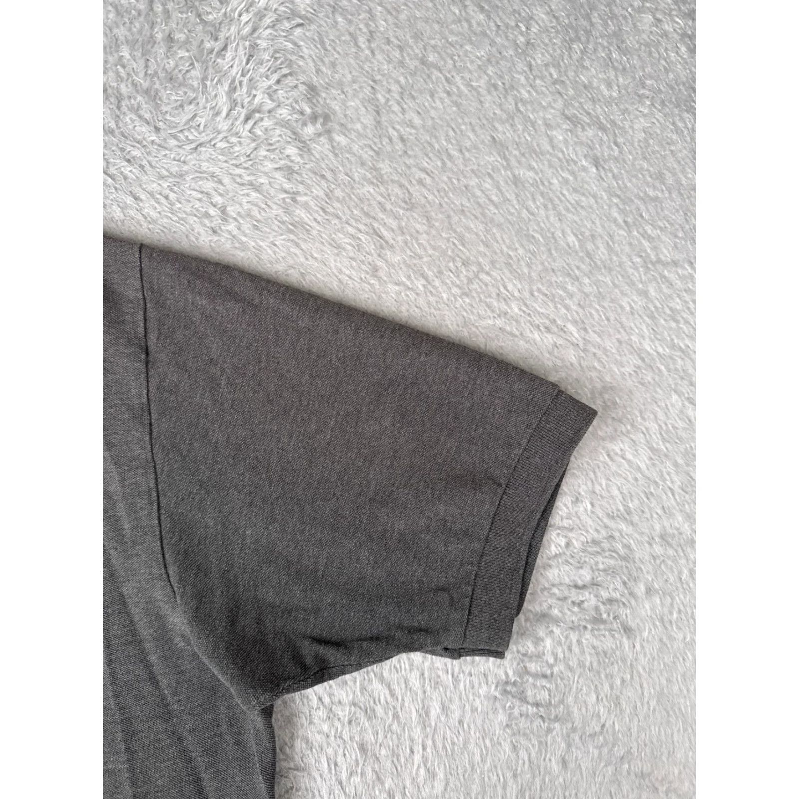 Ralph Lauren VINTAGE Ralph Lauren Polo Shirt Men 2XL Gray Short Sleeve Cotton Slim Polo Shirt 2XL Mens Size US XXL / EU 58 / 5 - 2 Thumbnail