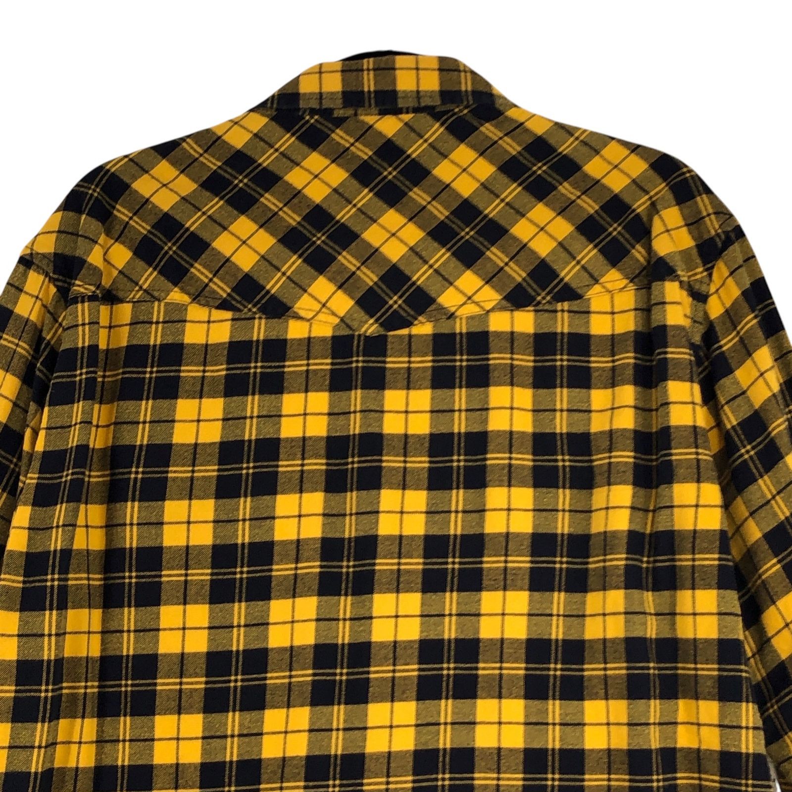 Diesel Diesel Sz XXL Shirt Flannel East Long Chk Yellow Black Snaps Size US XXL / EU 58 / 5 - 9 Thumbnail