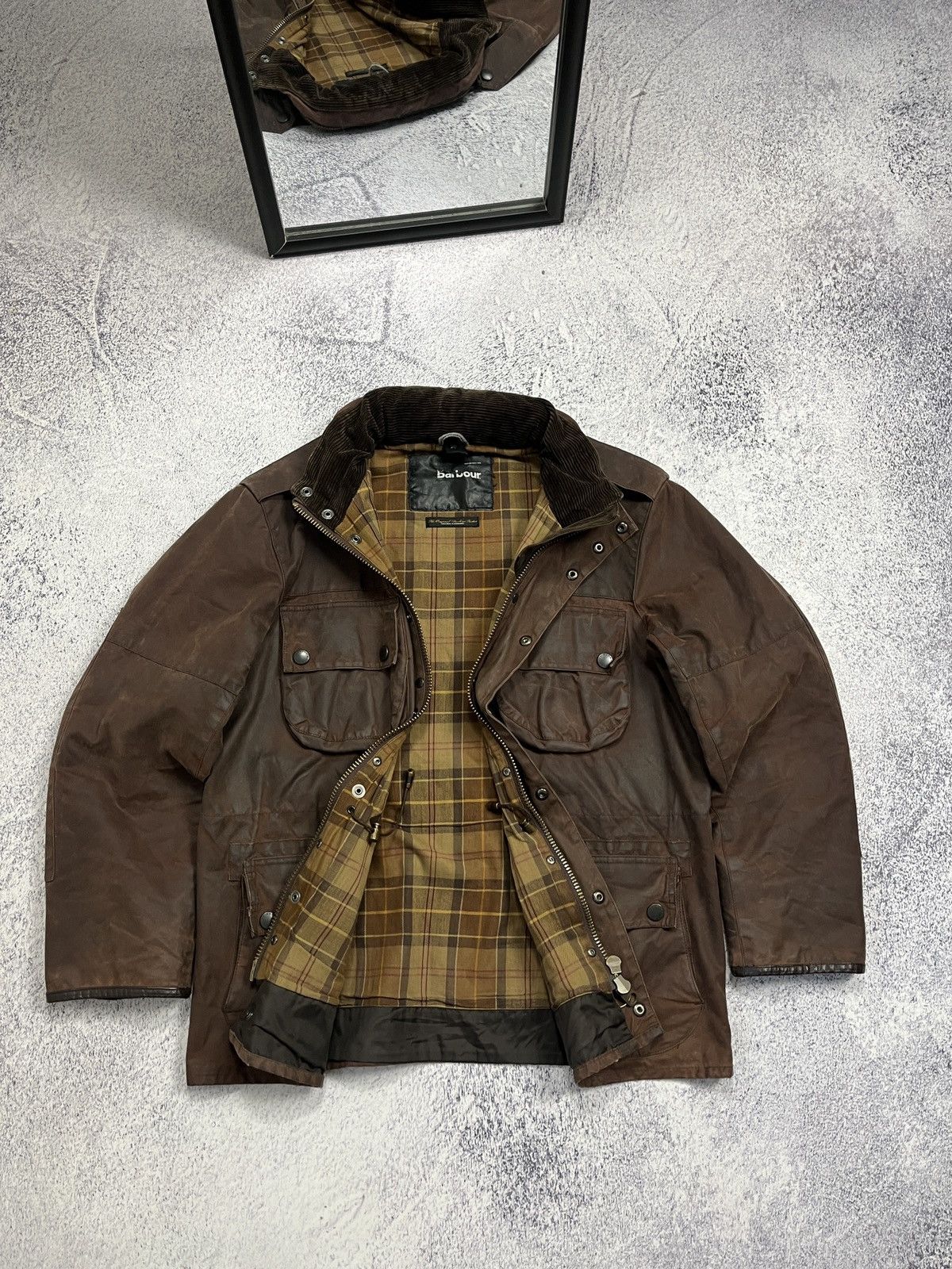 希少✨️Barbour×BackHouse オイルド90s Rare! 1990's Barbour×Back House size 36 ニュージーランド