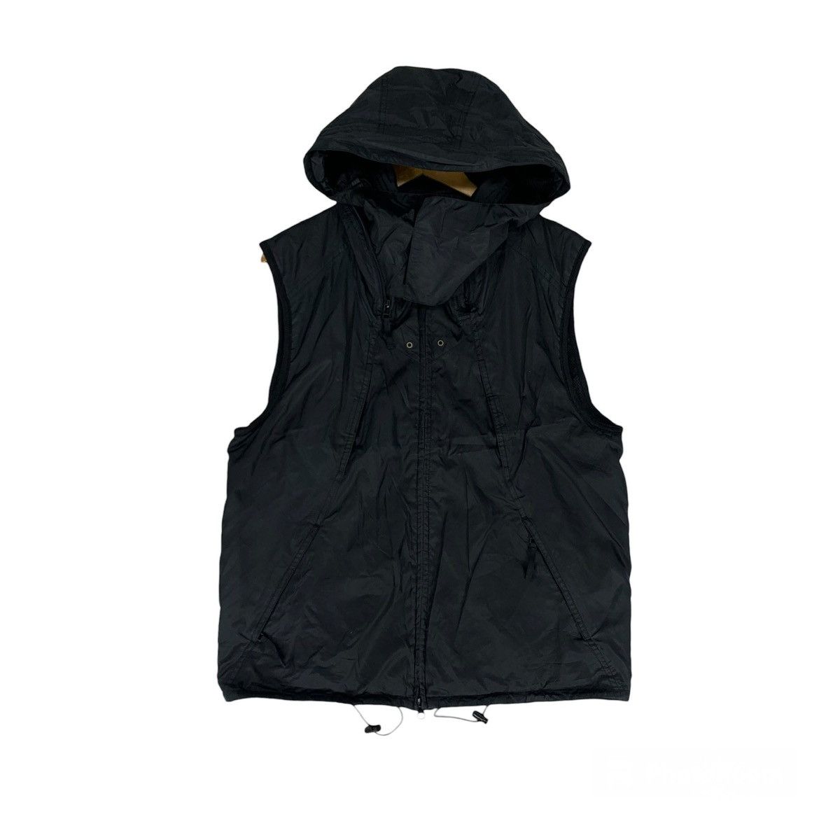 image of Issey Miyake Vest Jacket Issey Miyake Gorpcore Ninja in Black, Men's (Size Medium)