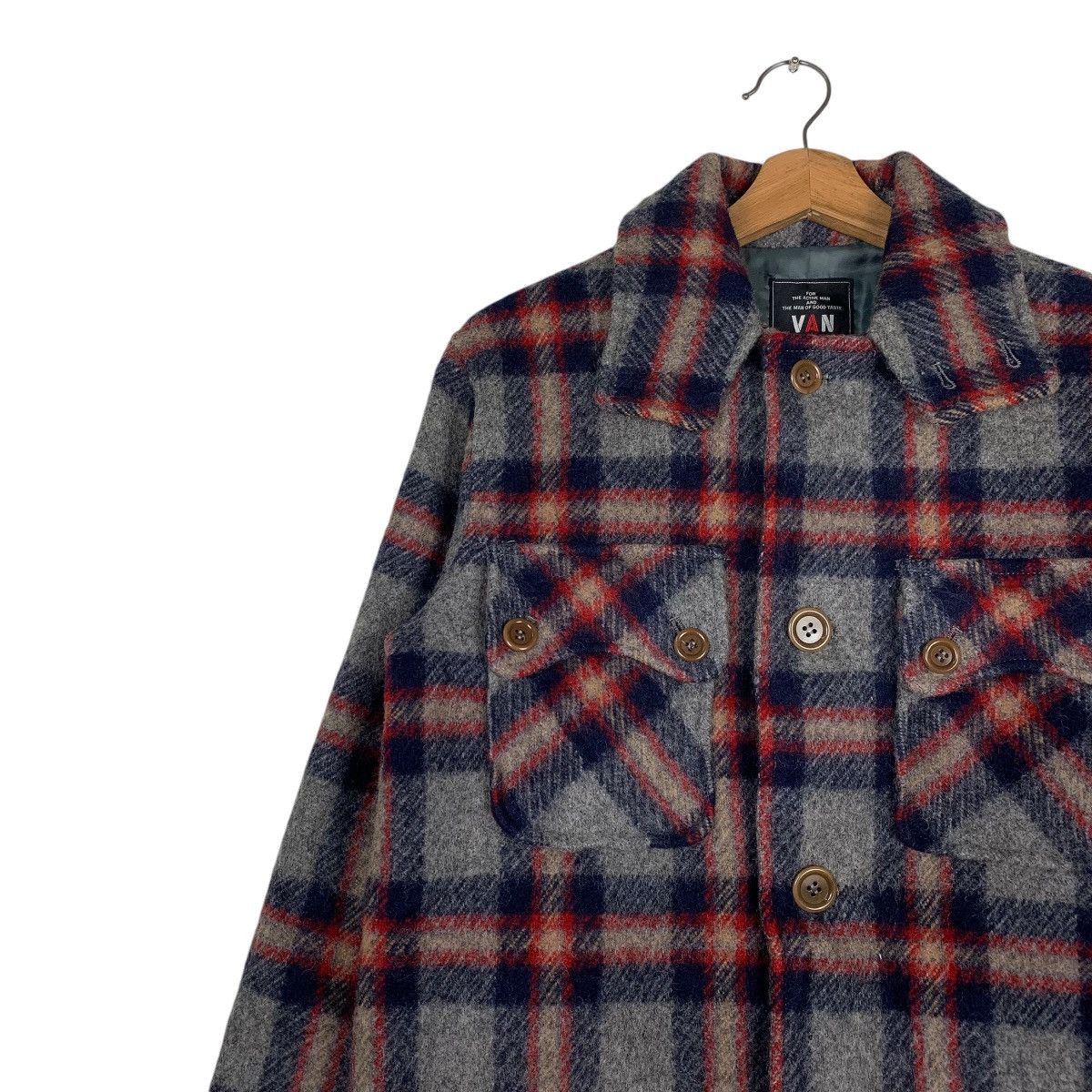 Japanese Brand Van Tartan Jacket Size US L / EU 52-54 / 3 - 6 Thumbnail