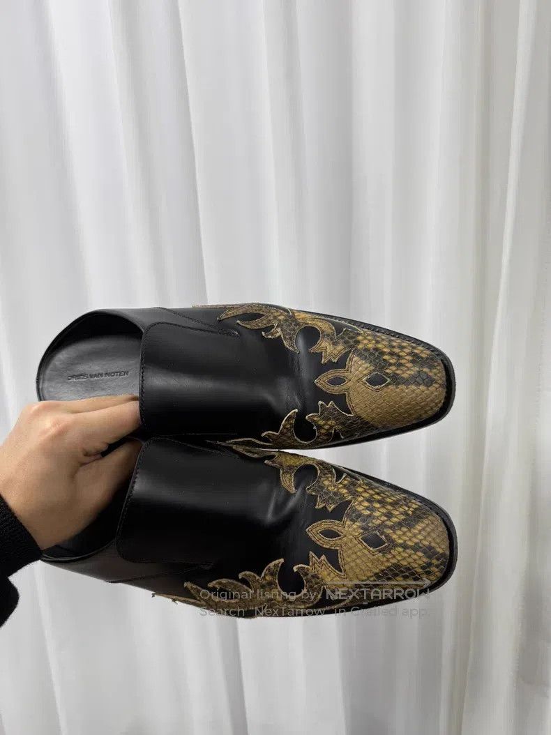 Dries Van Noten Dries Van Noten Western Flame Embossed Loafers Size US 9 / EU 42 - 5 Thumbnail