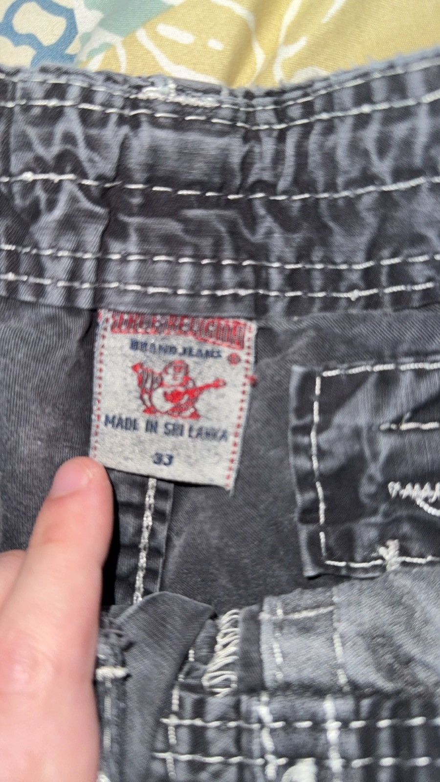 True Religion Super T Cargo Pants Size US 33 - 3 Thumbnail