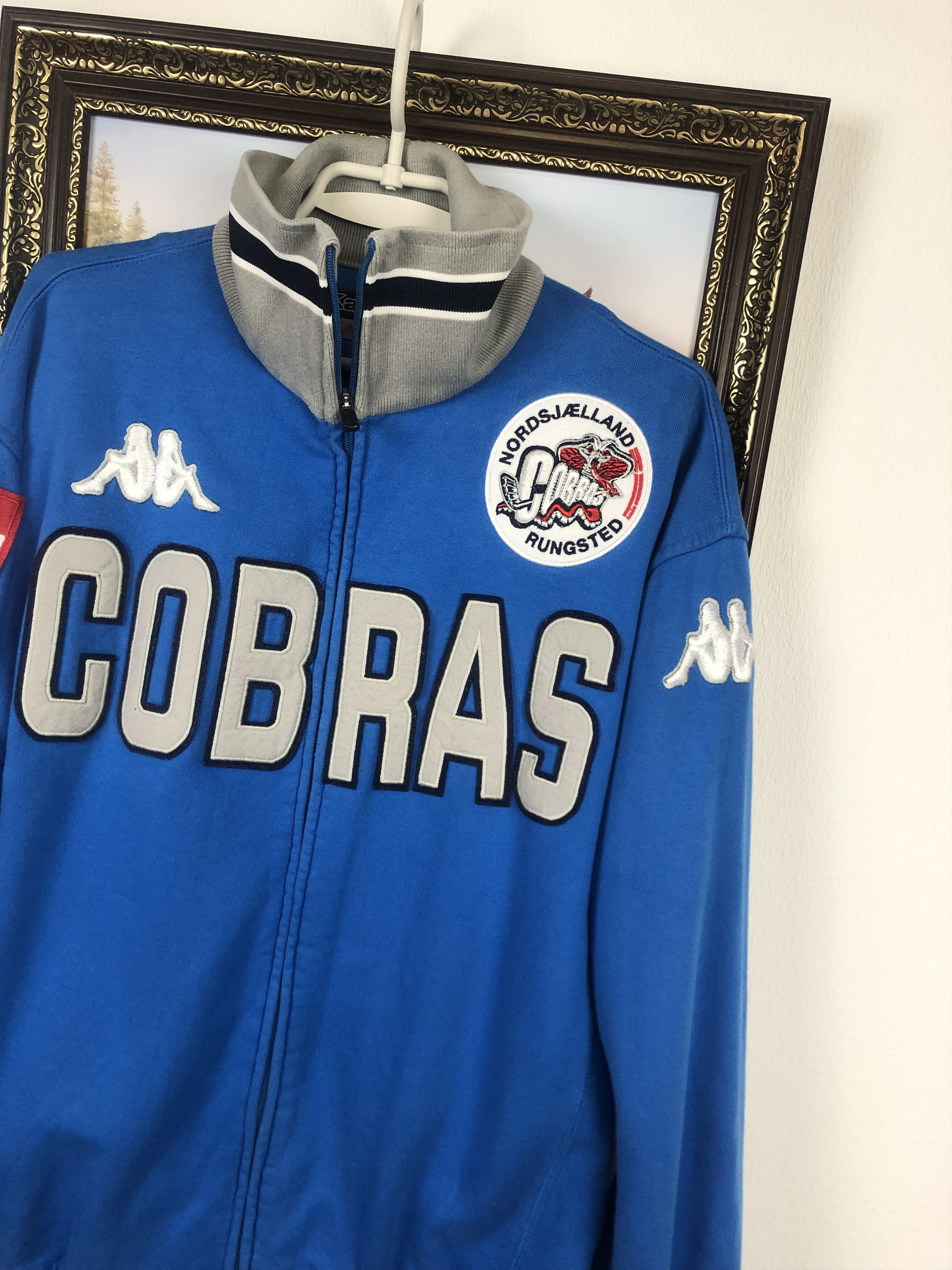 Kappa Vintage Kappa Hockey Rungster Cobras Jacket Zip Size US L / EU 52-54 / 3 - 4 Thumbnail