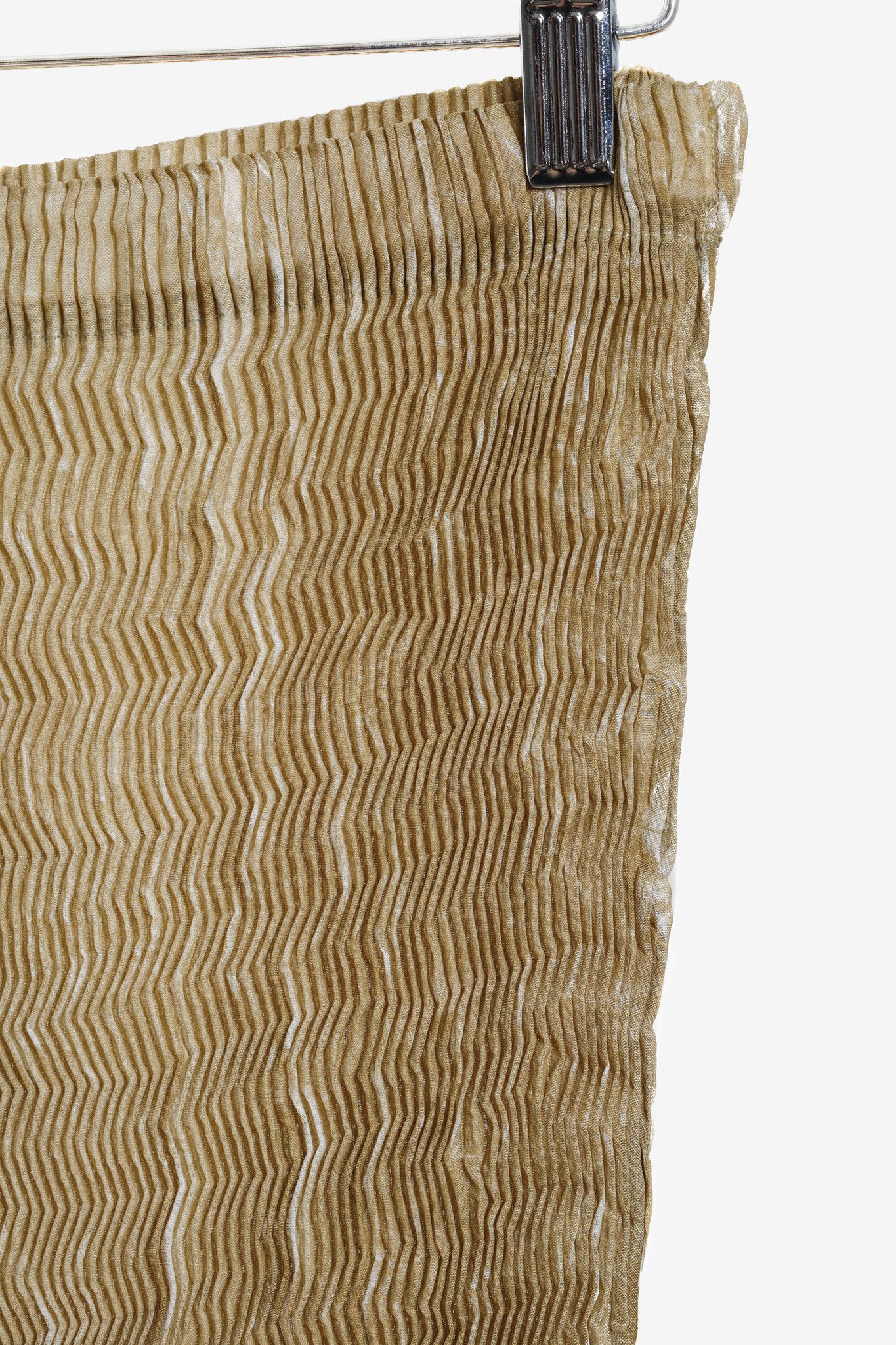 Issey Miyake Issey Miyake Archival Tan Zigzag Pleats Long Duster Size M / US 6-8 / IT 42-44 - 13 Thumbnail