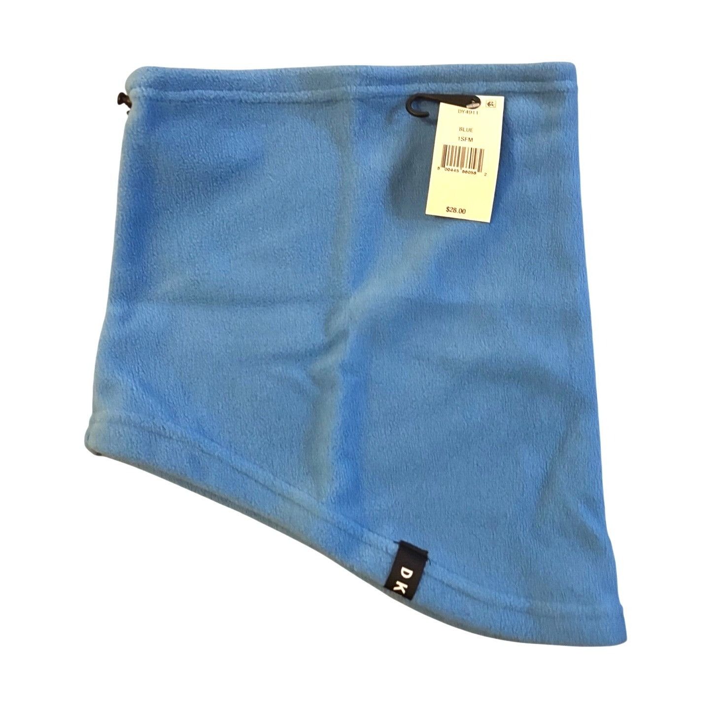 DKNY DKNY Drawstring Polar Fleece Neckwarmer, 1SFM, Blue Size ONE SIZE - 3 Thumbnail