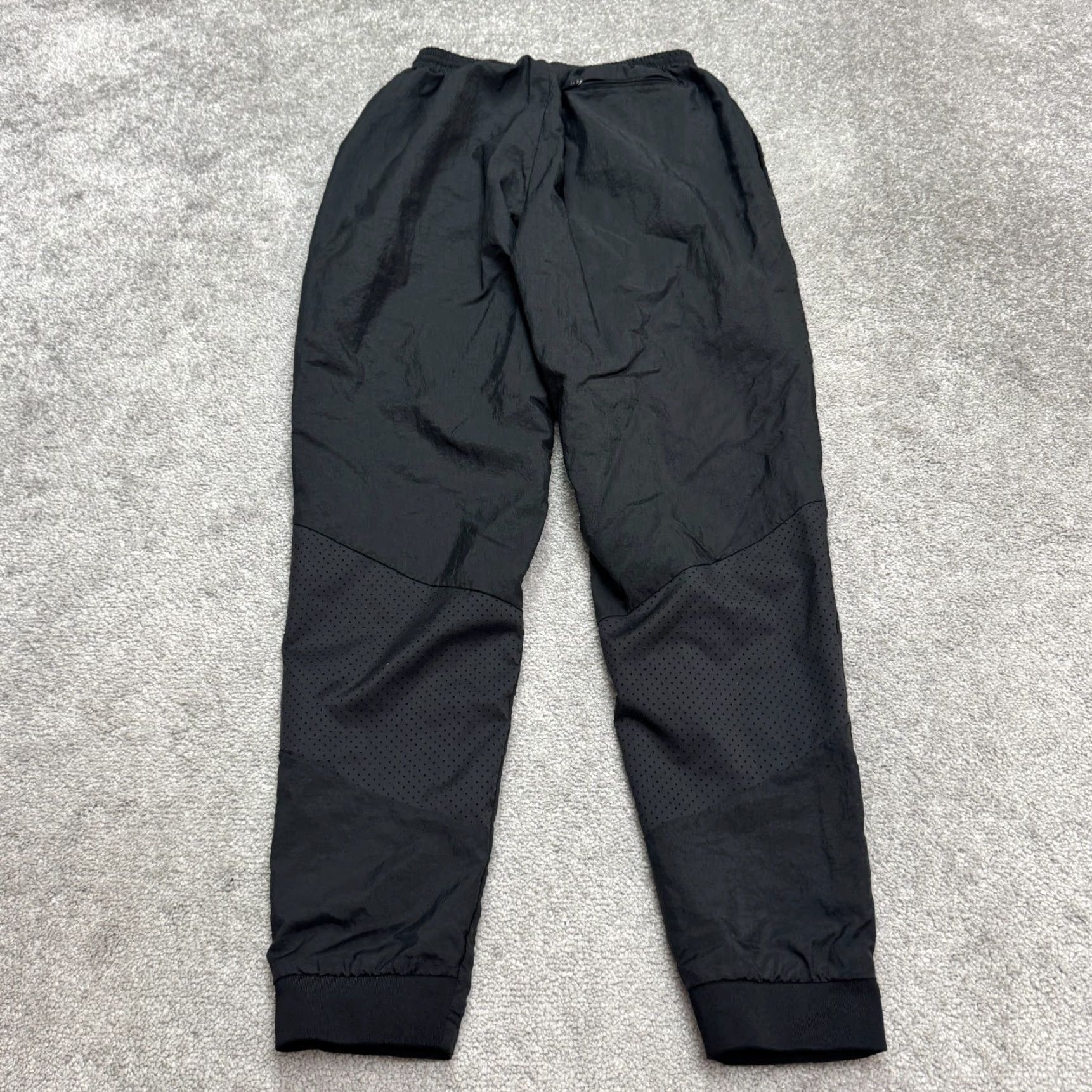 Jordan Brand Air Jordan Jogger Pants Men's Small Black Nylon Elastic Waist Activewear Size US 29 - 2 Thumbnail